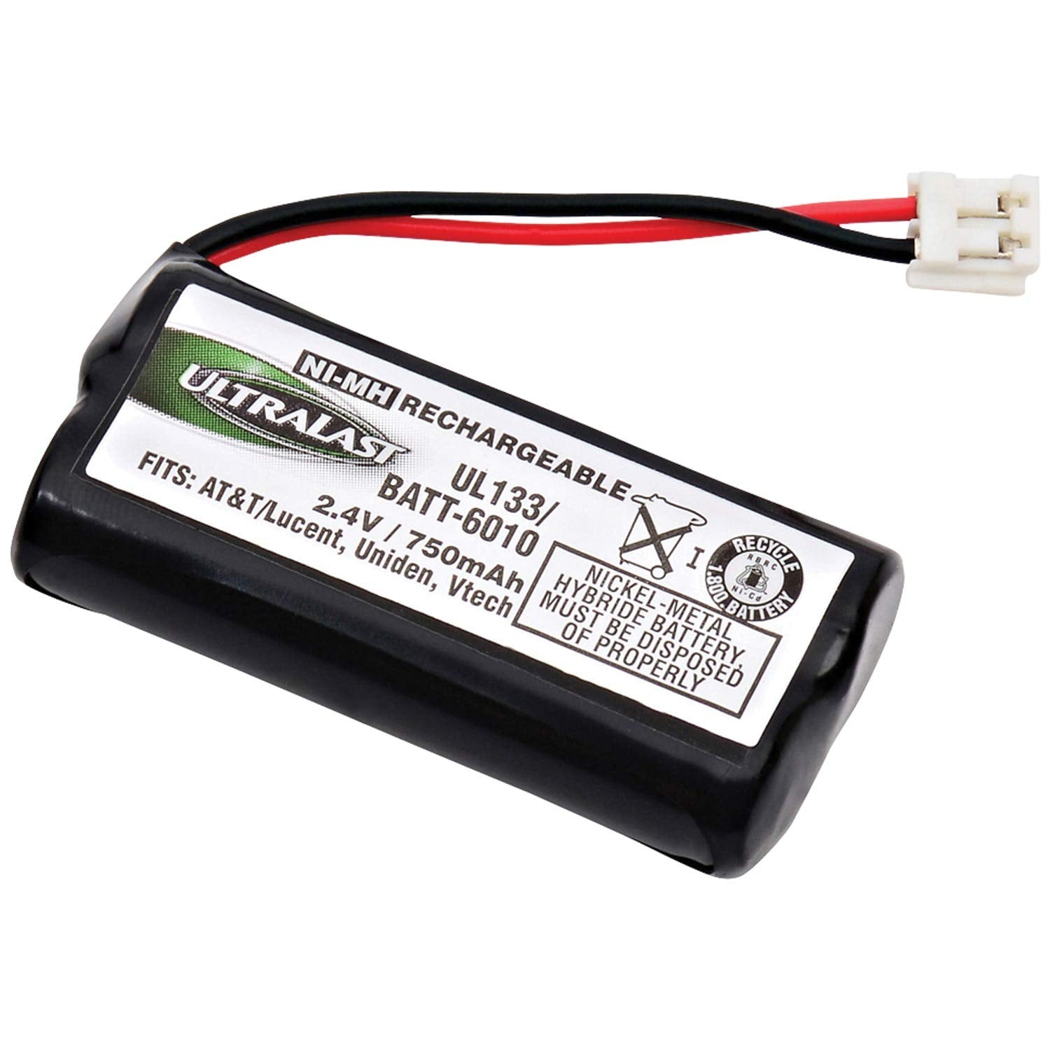 Batt 6010 T T104 Battery 2.4V 700Mah Nimh