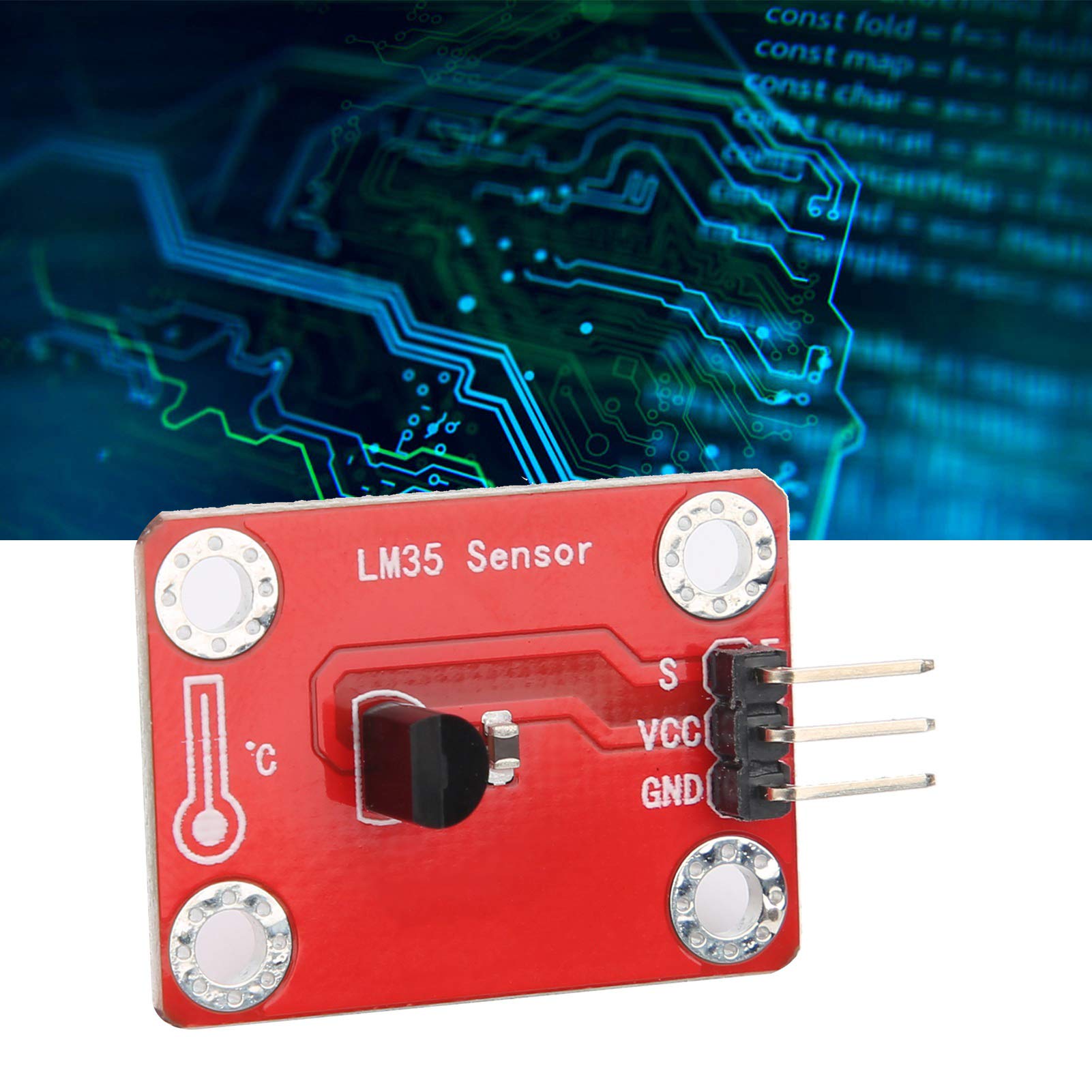 Lm35 Temperature Sensor Module High Speed Microbit Interface High Precision Temperature Sensor