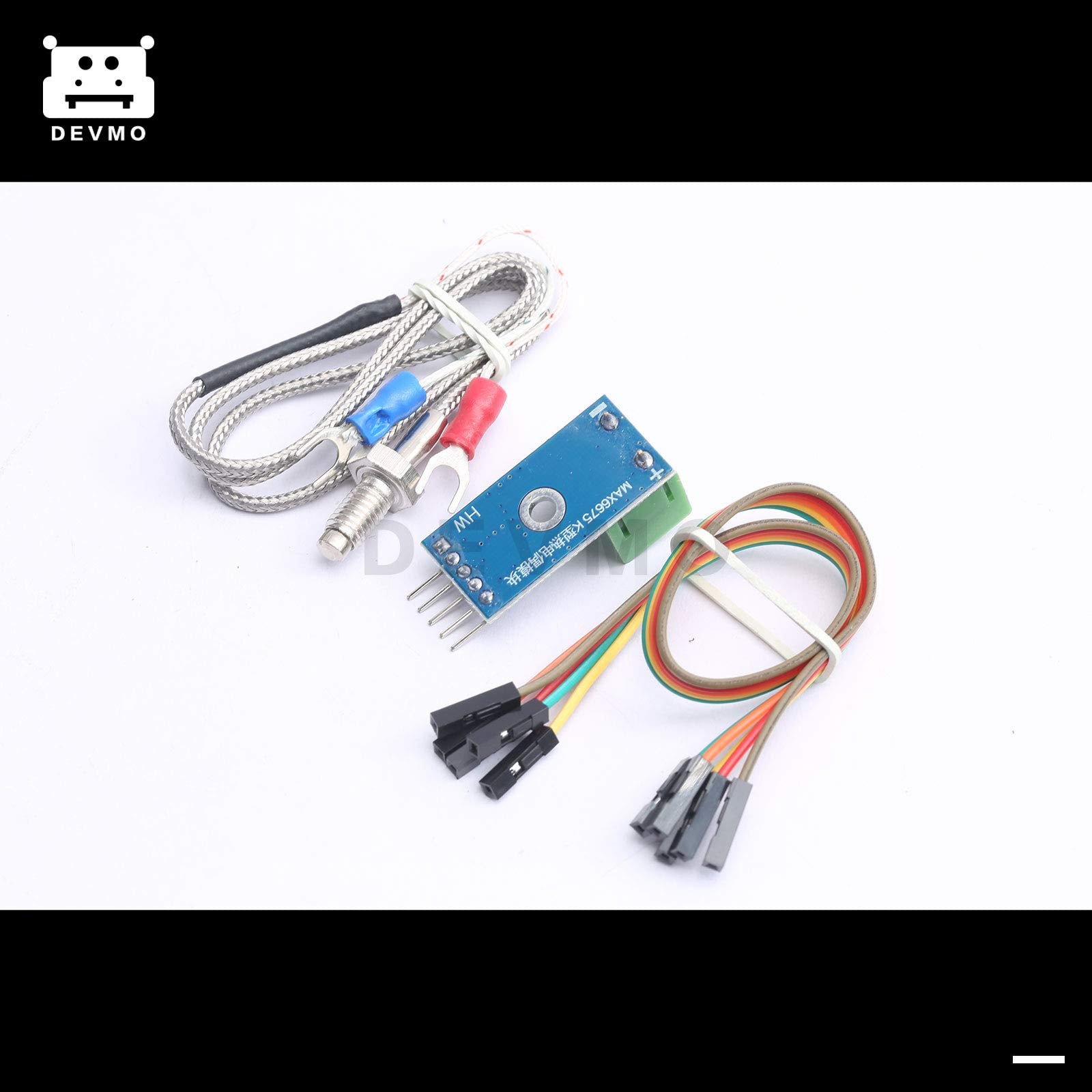 Devmo Dc 5V Max6675 Module + K Type Thermocouple Temperature Sensor M6 Compatible With Ar Duino Raspberry Pi