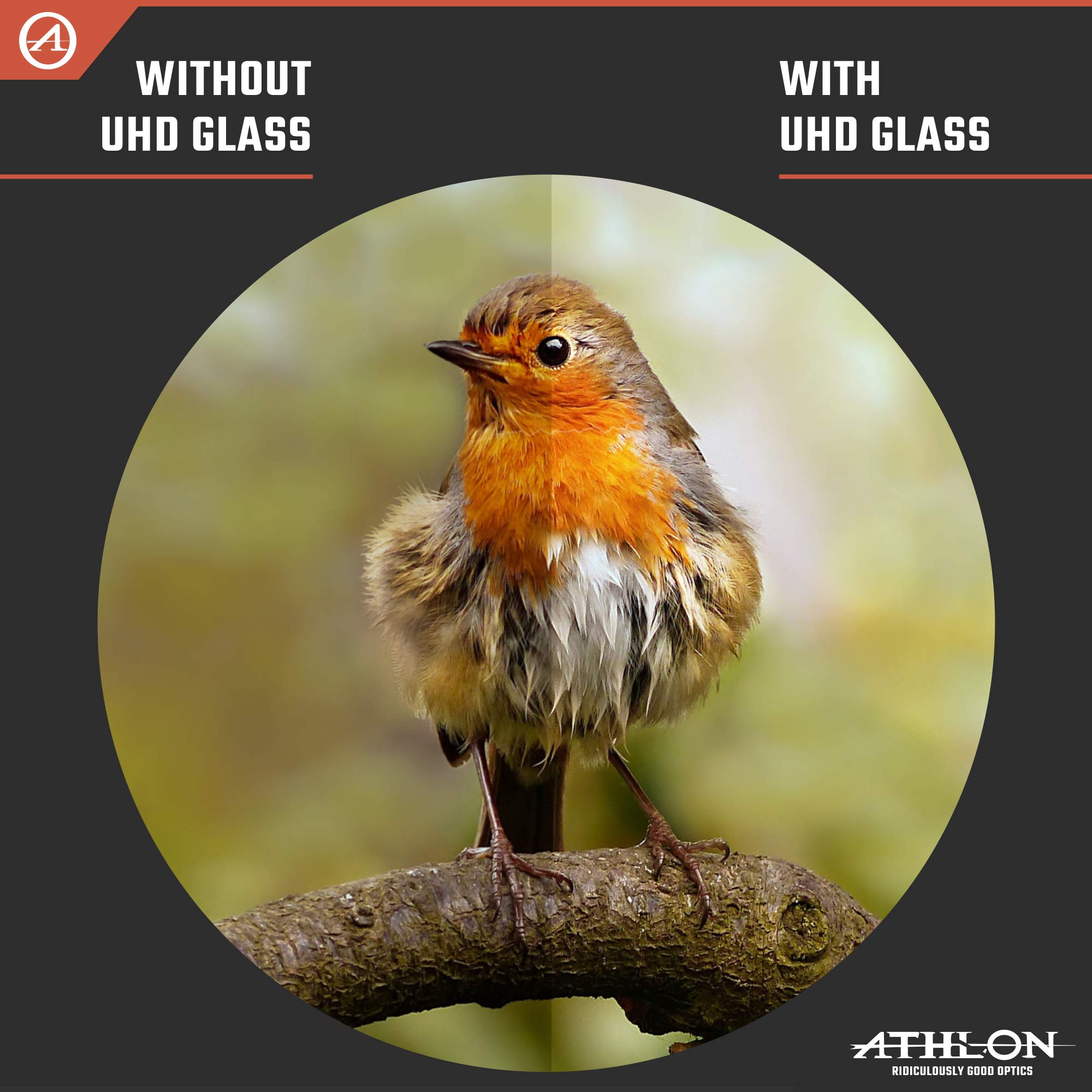 Athlon Optics 10X50 Cronus Uhd Laser Rangefinder Black Binoculars With Eye Relief For Adults, High-Powered Binoculars For Huntin