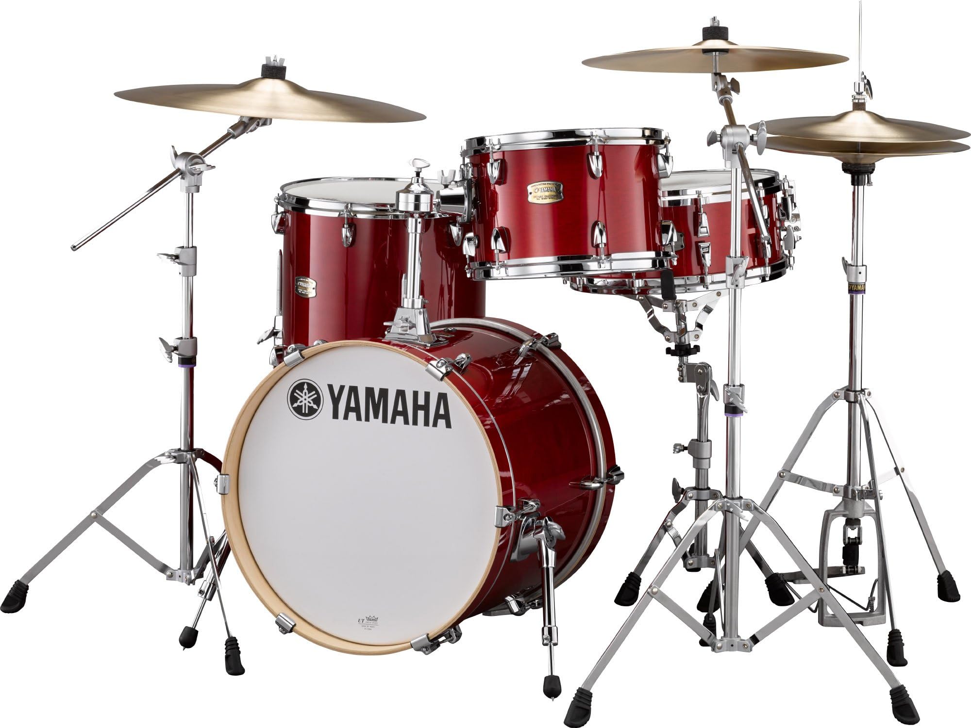 Yamaha Stage Custom Birch 3pc Bop Drum Shell Pack - 18 Kick, Cranberry Red