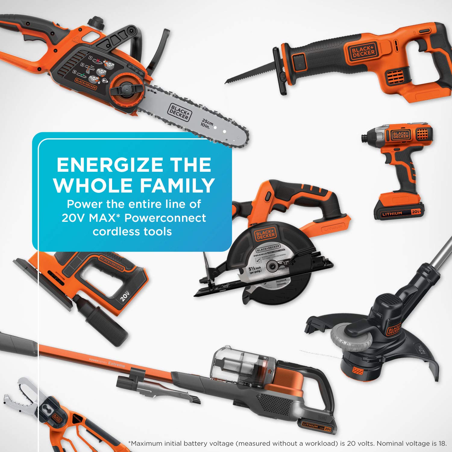 Black+Decker 20V Max Lithium Battery Charger, 2 Amp (Bdcac202B)