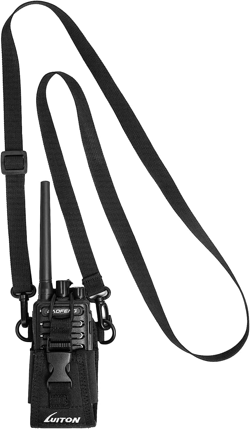 Radio Holder Walkie Talkie Pouch Molle Radio Pouch Baofeng Radio Holster Strap Radio Case For Duty Belt Compatible With Baofeng Uv5R 888S F8Hp Kenwood Icom Hyt Arcshell Retevis H777 (4 Pack)