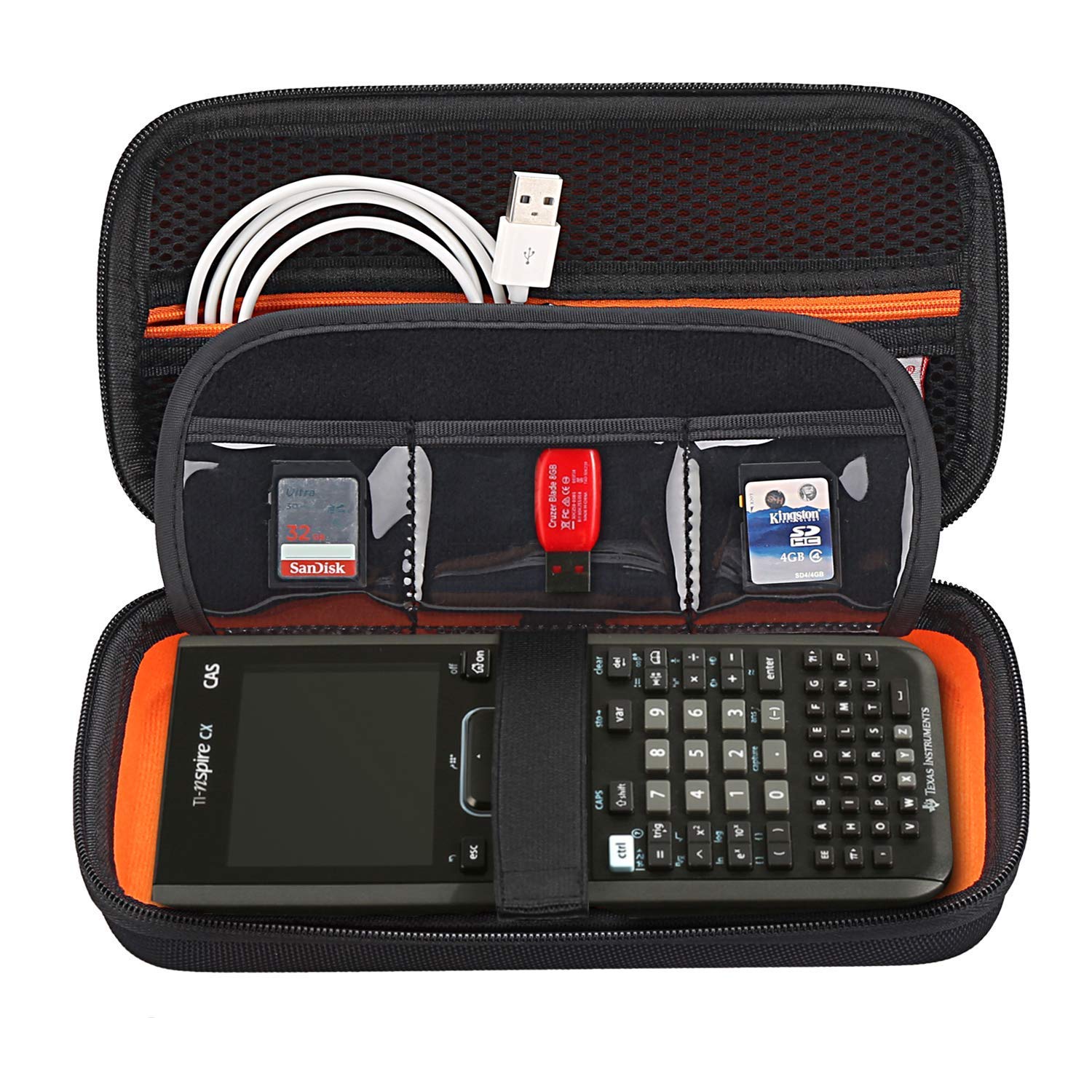 BOVKE Graphing Calculator Carrying Case Replacement for Texas Instruments TI-Nspire CX CAS/CX II CAS Color Graphing Calculator a