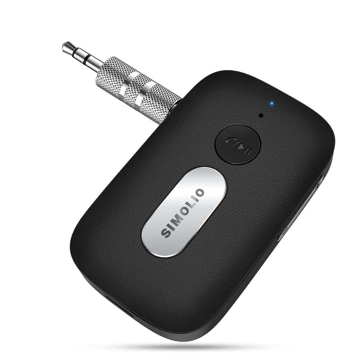 Simolio Bluetooth 5.0 Receiver For Car, Wireless Bluetooth Aux Adapter, 3.5Mm Bluetooth Adapter For Home Stereo/Speaker/Wired He