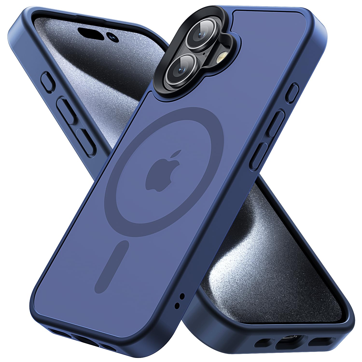 Gyizho Magnetic Designed For Iphone 16 Plus Case, [Military Grade Drop Tested] [Compatible With Magsafe] Slim Protective Translu