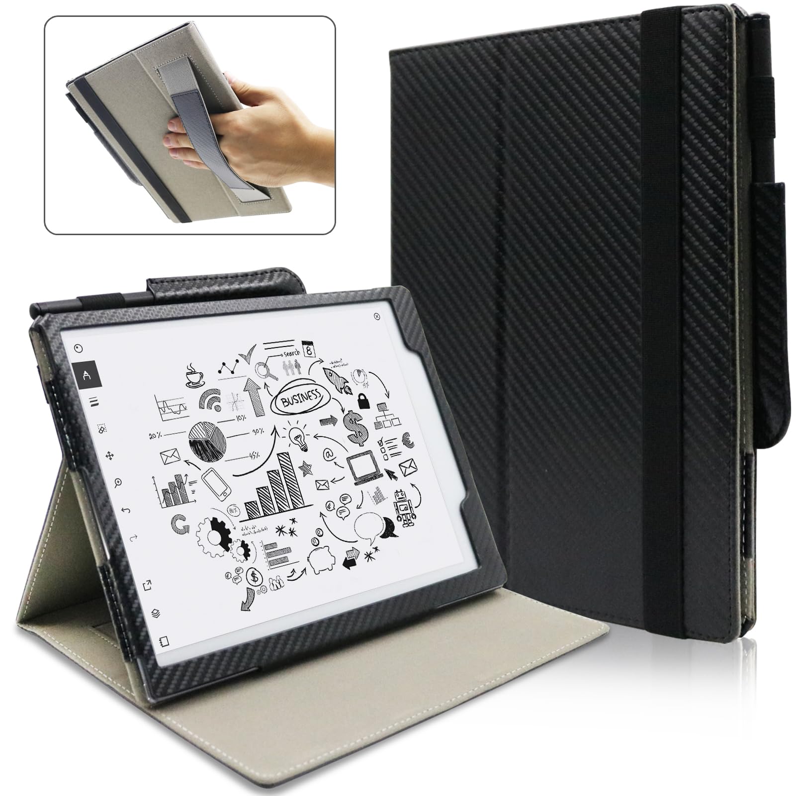 Remarkable 2 10.3 Inch Digital Paper Case (2020 Released), Slim Lightweight Book Folios Cover For Tablet 10.3 Inch With Pen Hold