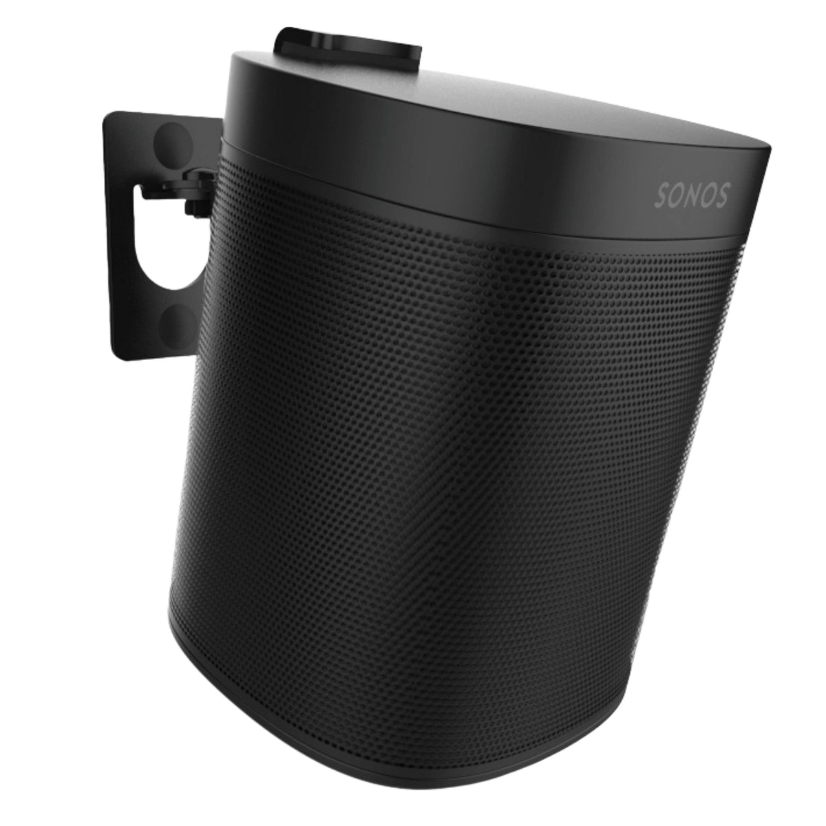 One, One Sl, Play:1 Wall Mount Bracket, Black, Single, Compatible With Sonos One, Onesl & Play:1