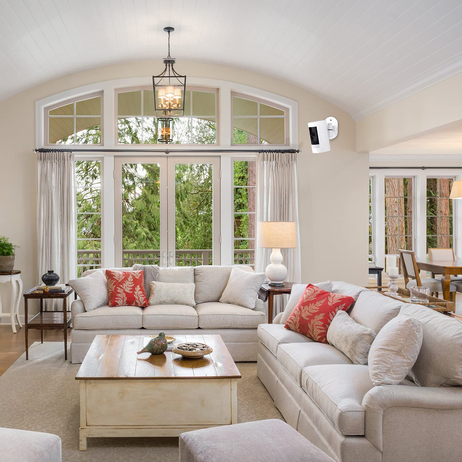 2Pack Adjustable Security Wall Mount Bracket For Ring Stick Up Cam & Ring Indoor Cam(1St Gen), Perfect View Angle For Ring Surveillance Camera System   White