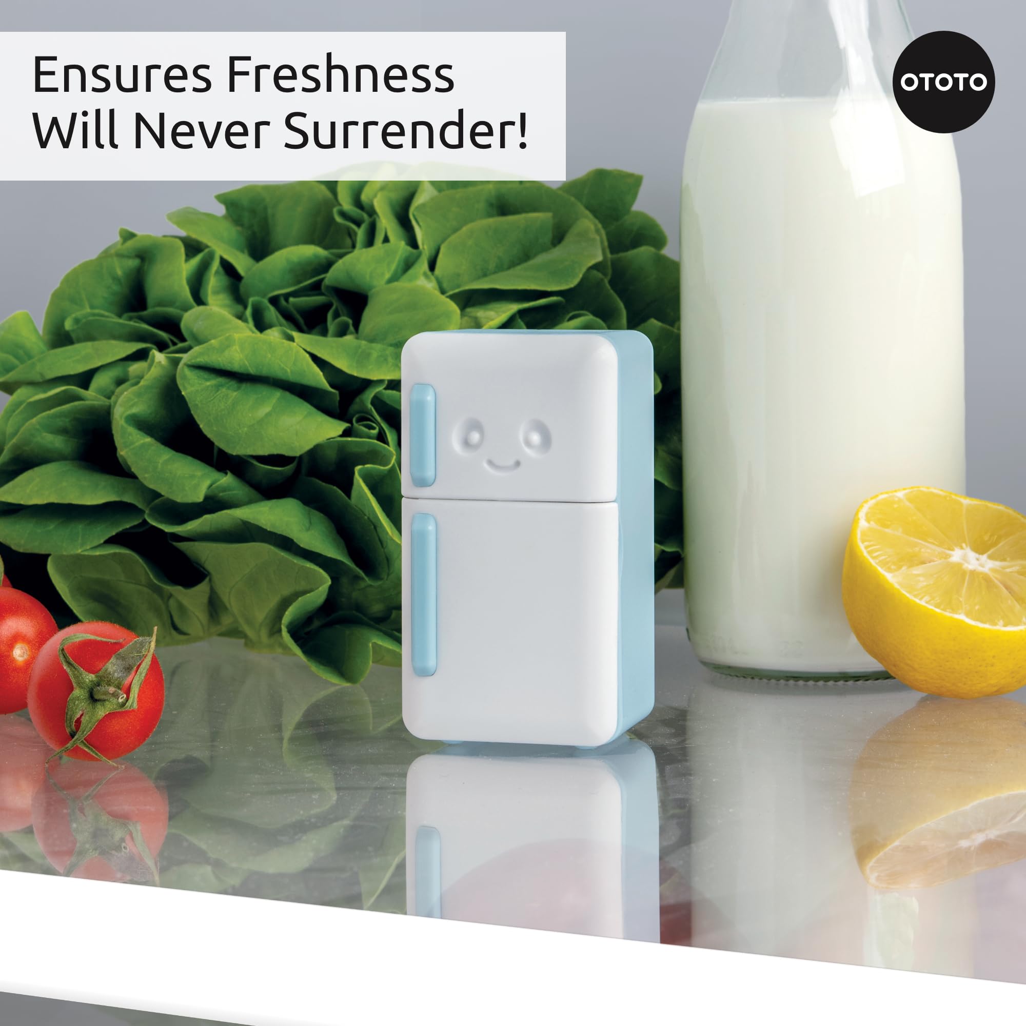 New!! Fridge Deodorizer By Ototo   Baking Soda Fridge, Refrigerator Deodorizer, Baking Soda Odor Absorber, Cute Gifts, Cute Kitc