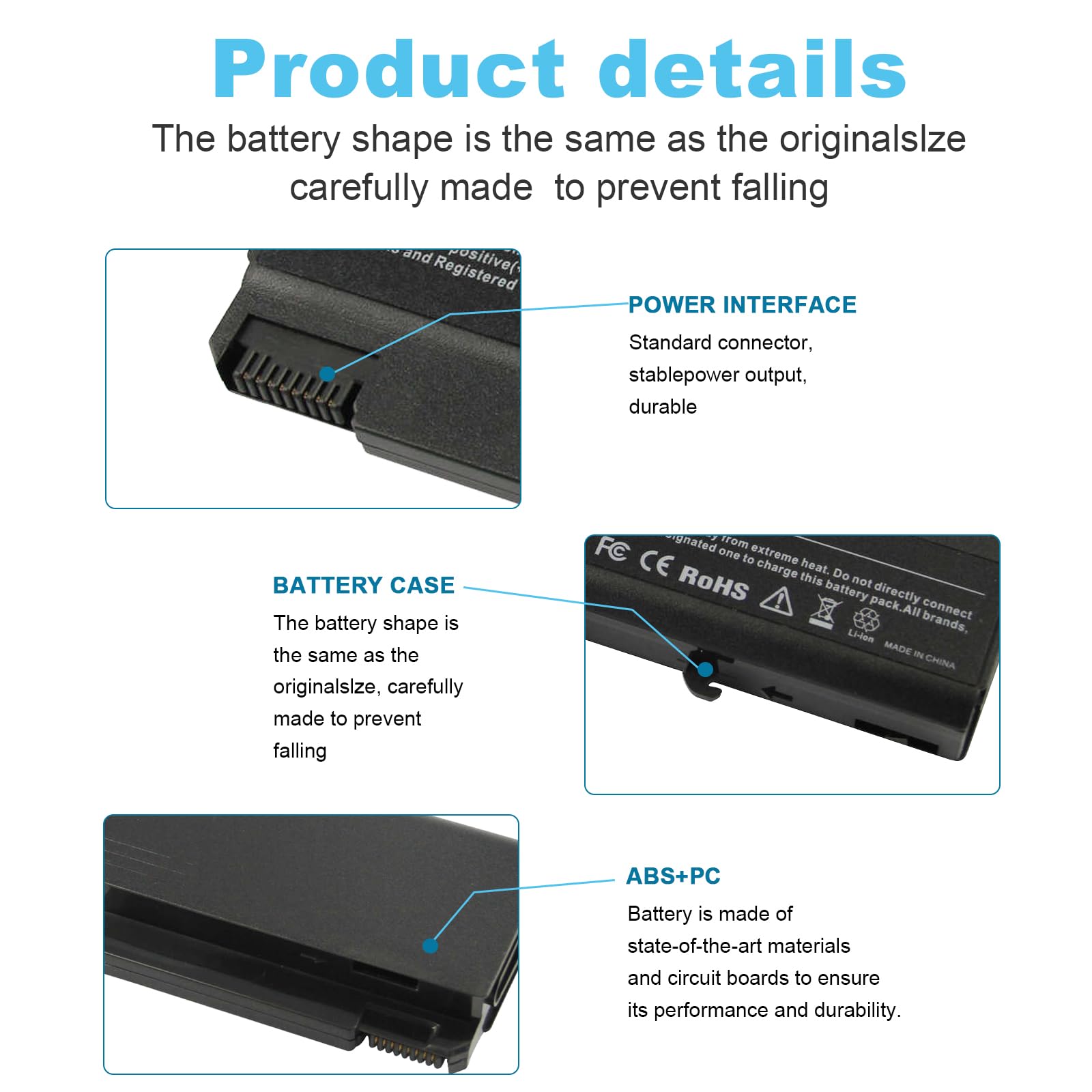 Futurebatt 9Cell Extended 7800Mah Battery For Hp Elitebook 8440P 6930P 8440W / Probook 6550B 6455B / Compaq 6730B 6735B 6700B 65