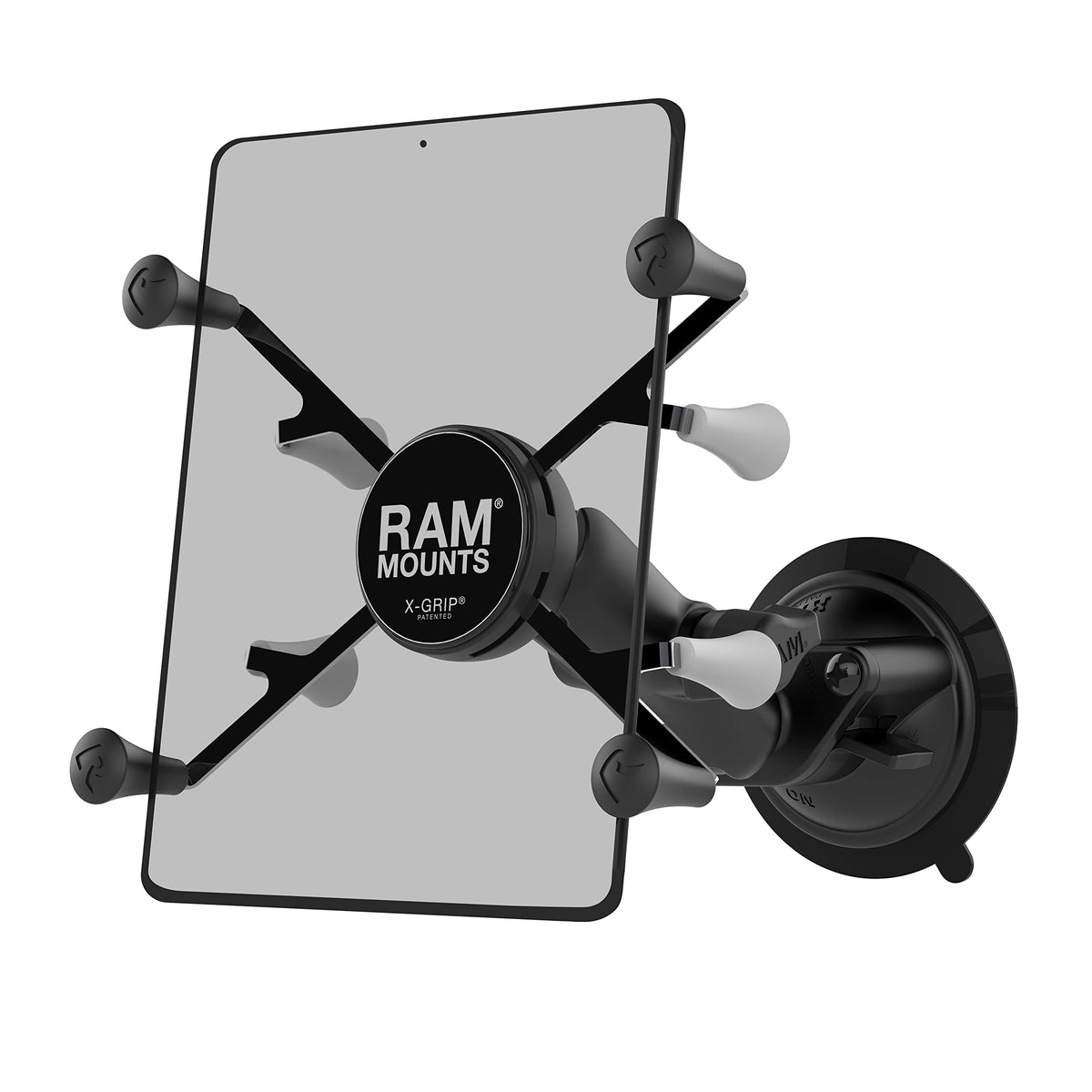 RAM Mounts RAM-B-166-UN8U X-Grip with RAM Twist-Lock Suction Cup Mount for 7'-8' Tablets with Medium Arm for Vehicle Windshields