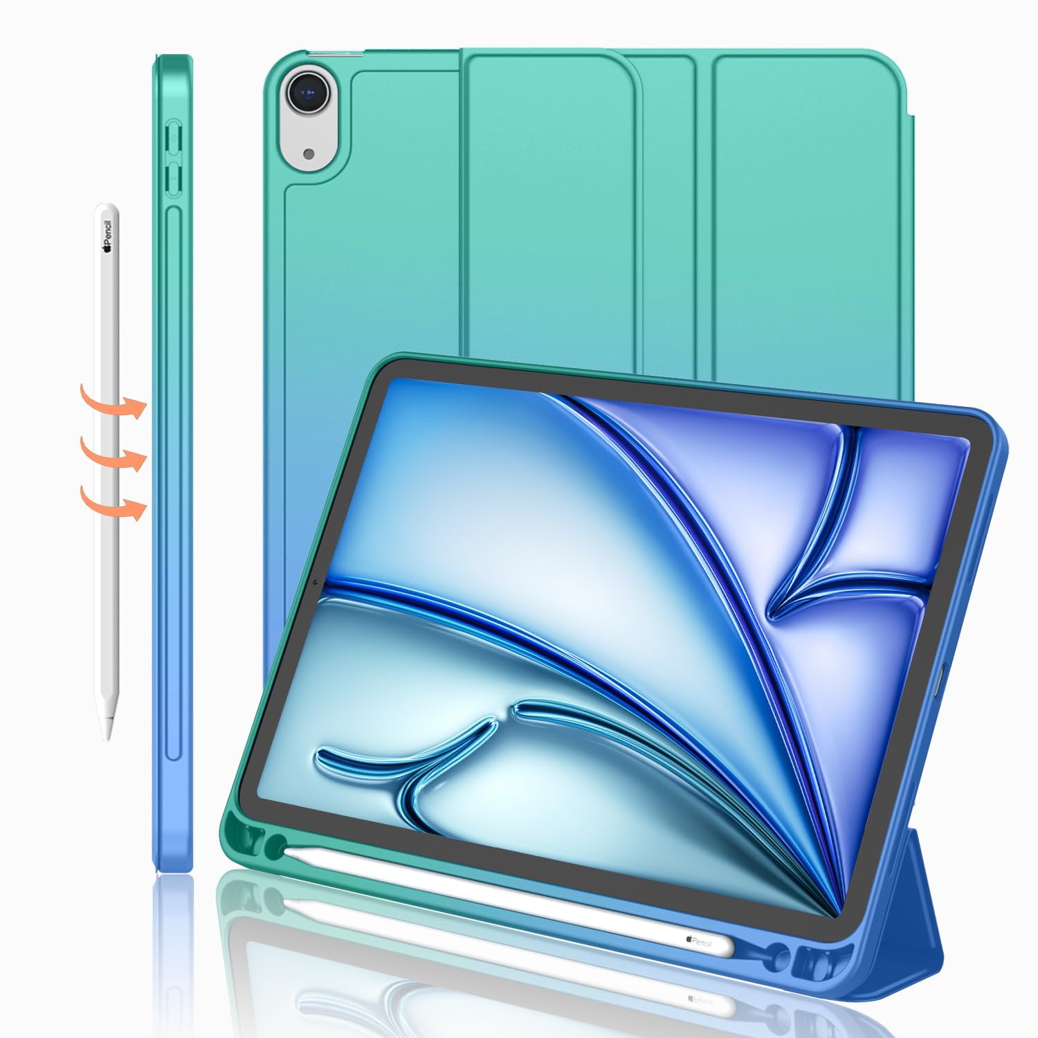 Imieet Ipad Air 11 Inch Case 2024 (6Th Generation), Ipad Air 5Th Generation Case 2022/4Th Generation Case 2020 10.9 Inch With Pe