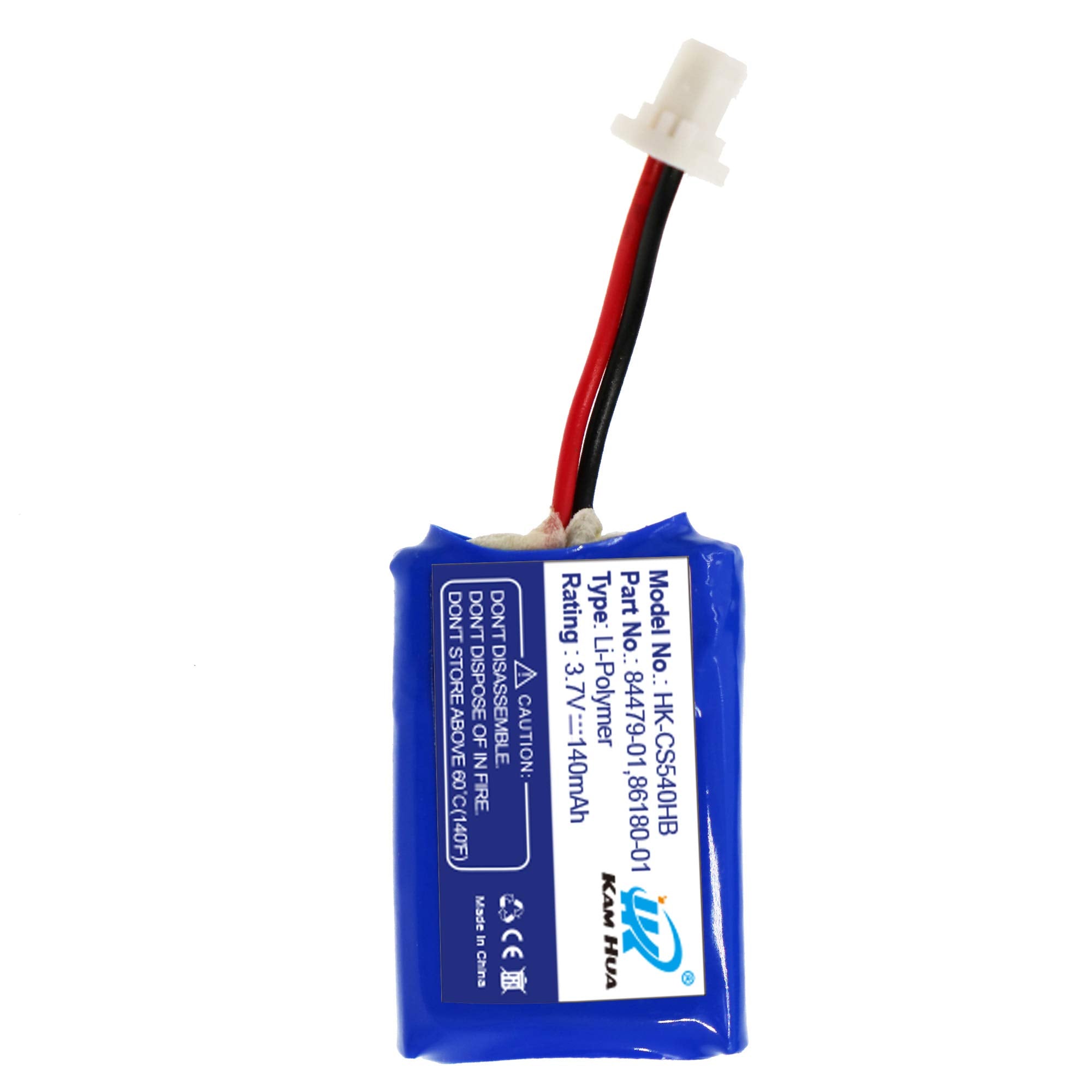 Kh Kam Hua Cs540, C054 Battery Replacement, 84479 01, 86180 01 Battery For Plantronics Cs540, C054 Headset,
