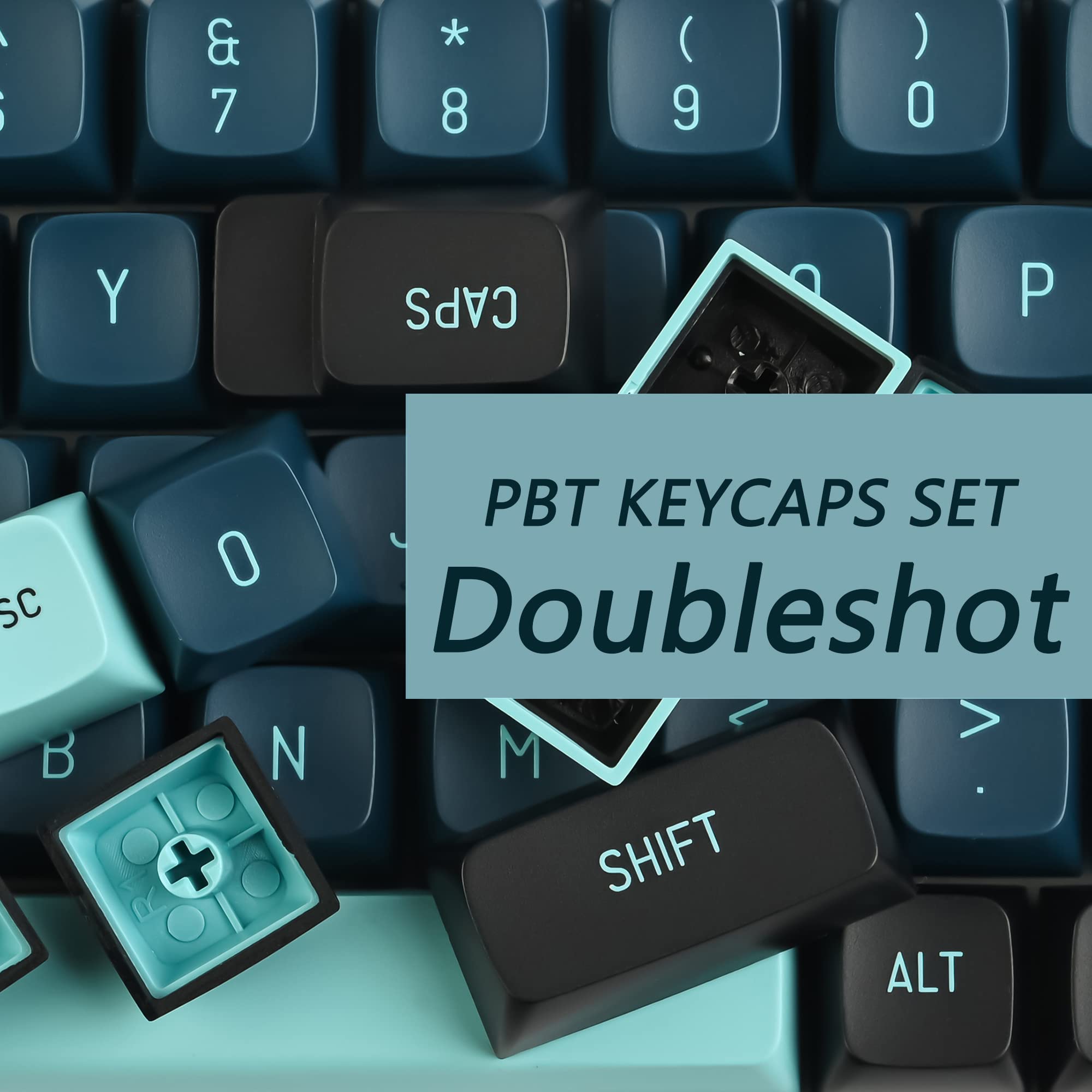 160 Monster Full Key Cap Group, Csa Profile Custom Keycaps Pbt Double Shot Ansi Layout Keyboard For Cherry/Gatron Mx Switches Me