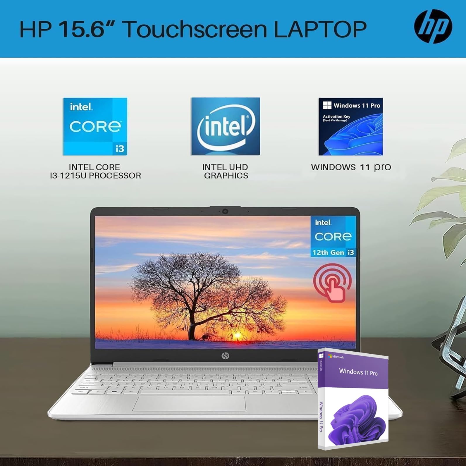 Hp Flagship Laptop For Business And Student - 15.6'' Hd Touchscreen, Intel 6-Core I3-1215U Processor, 32Gb Ram, 1Tb Ssd, Windows