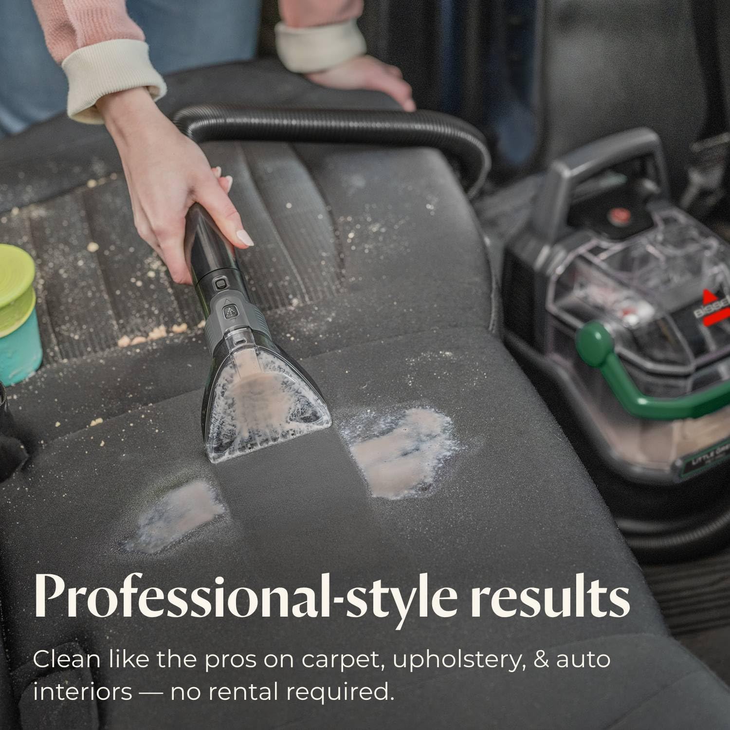 Bissell Little Green Pet Pro Portable Carpet Cleaner Portable Carpet And Upholstery Deep Cleaner, Car/Auto Detailer, With Self C