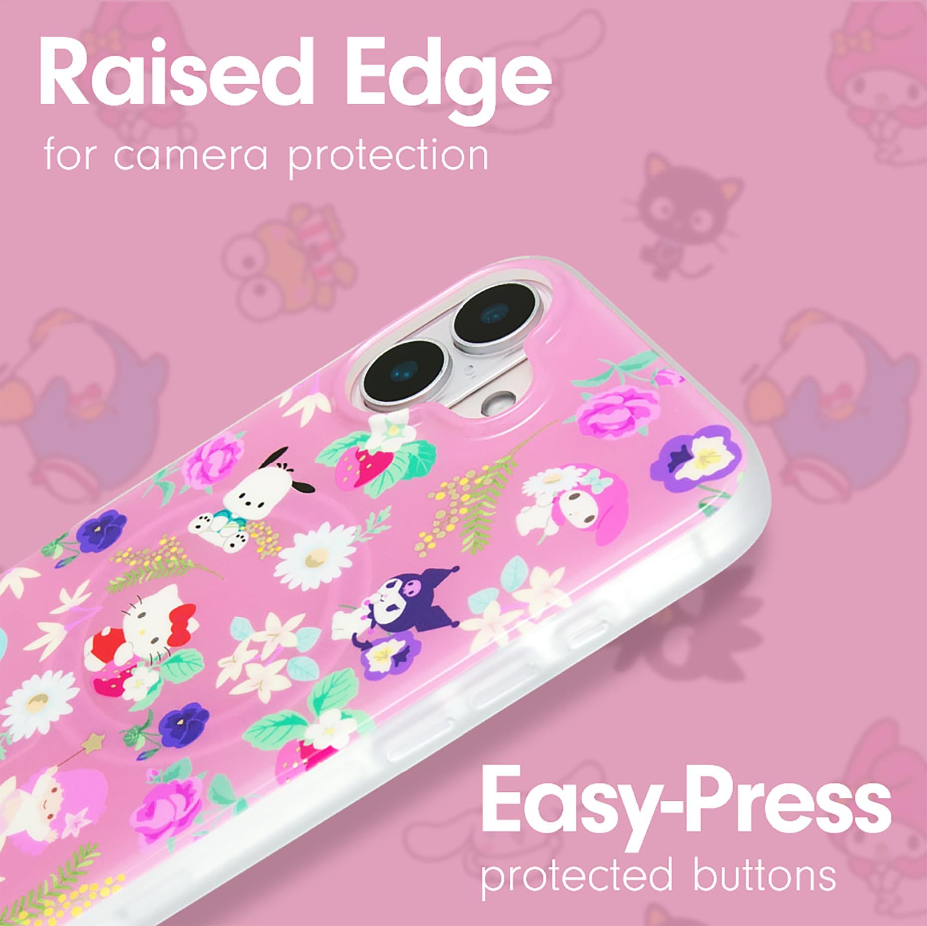 Sonix X Sanrio Case For Iphone 16 | Compatible With Magsafe | 10Ft Drop Tested | Hello Kitty And Friends Floral