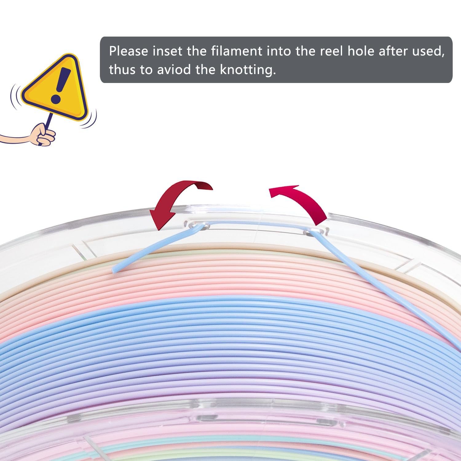 Isanmate Rainbow Pla Filament 1.75Mm, 3D Printer Filament Matte Color Changing Pla, Pink Green Blue Multicolor Filament, Fast Co