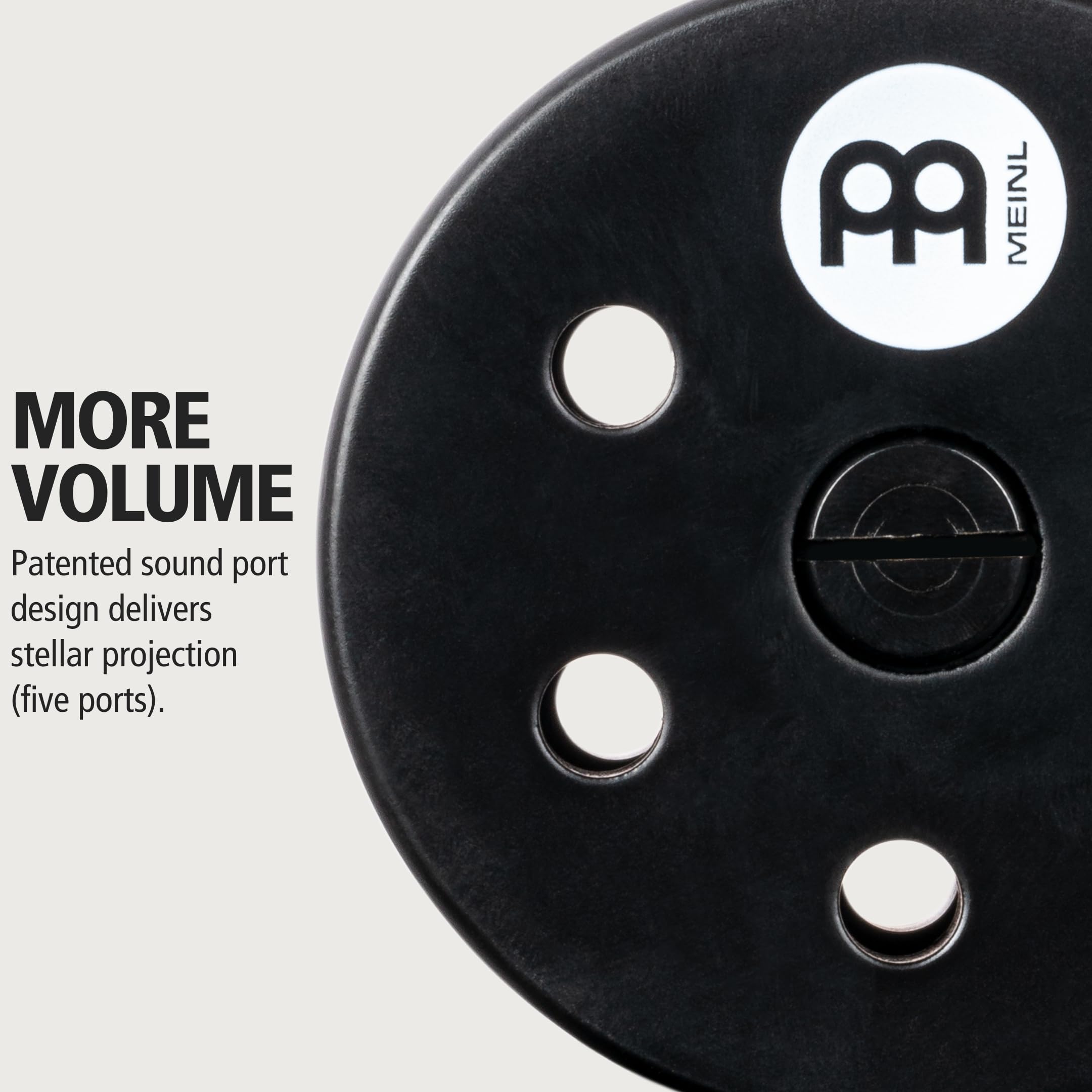 Meinl Percussion Turbo Cabasa Instrument With Sound Ports For Extra Projection And Stainless Steel Cylinder, 2-Year Warranty, Bl