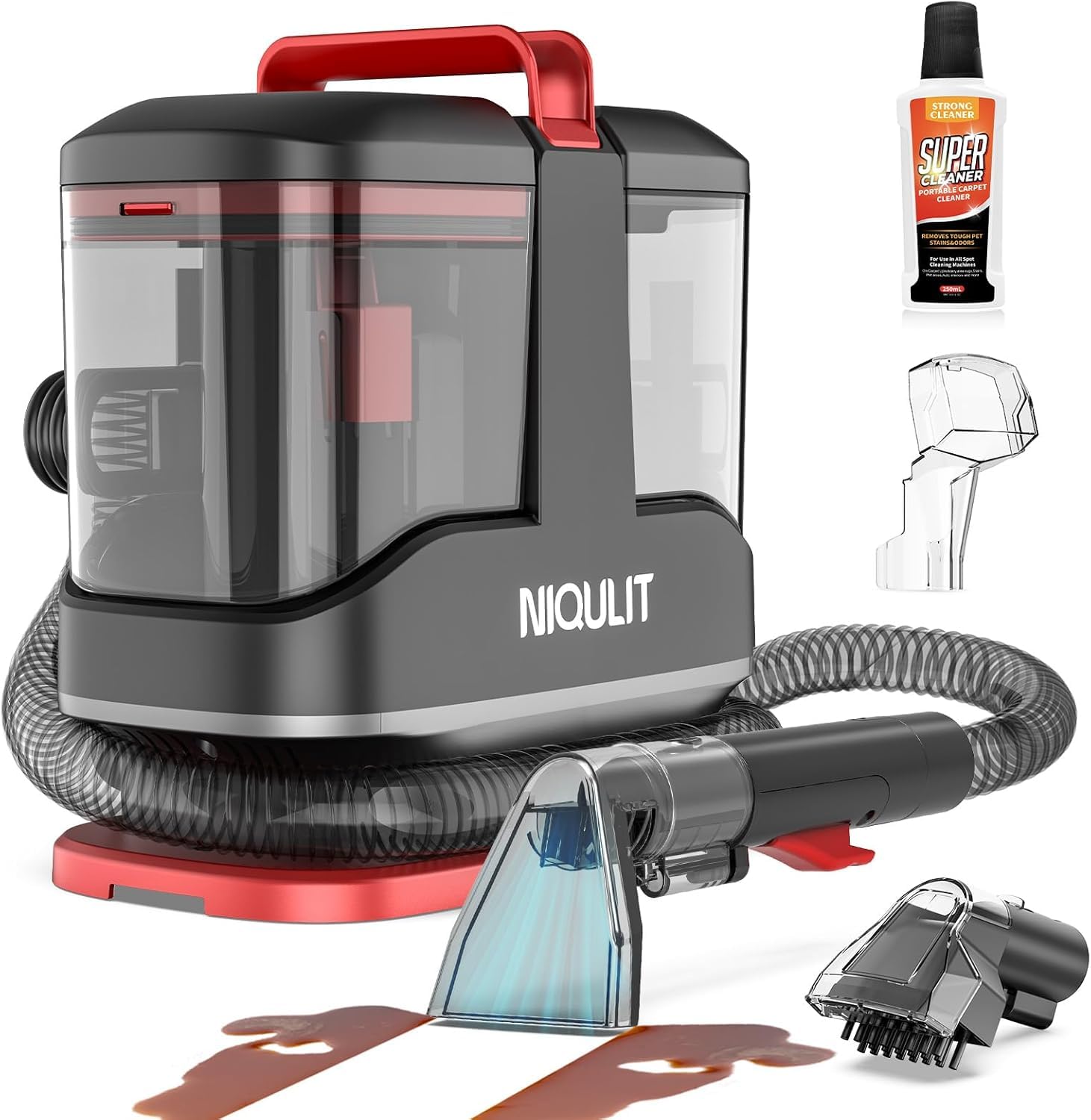 Portable Spot Cleaner Machine for Carpet and Upholstery, Spot Cleaner for Area Rug, Stair and Furniture