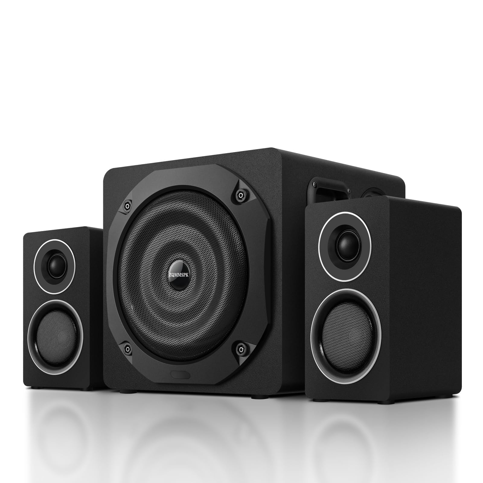 2.1 Computer Speakers with Subwoofer, 100W RMS, Bluetooth 5.3, Black