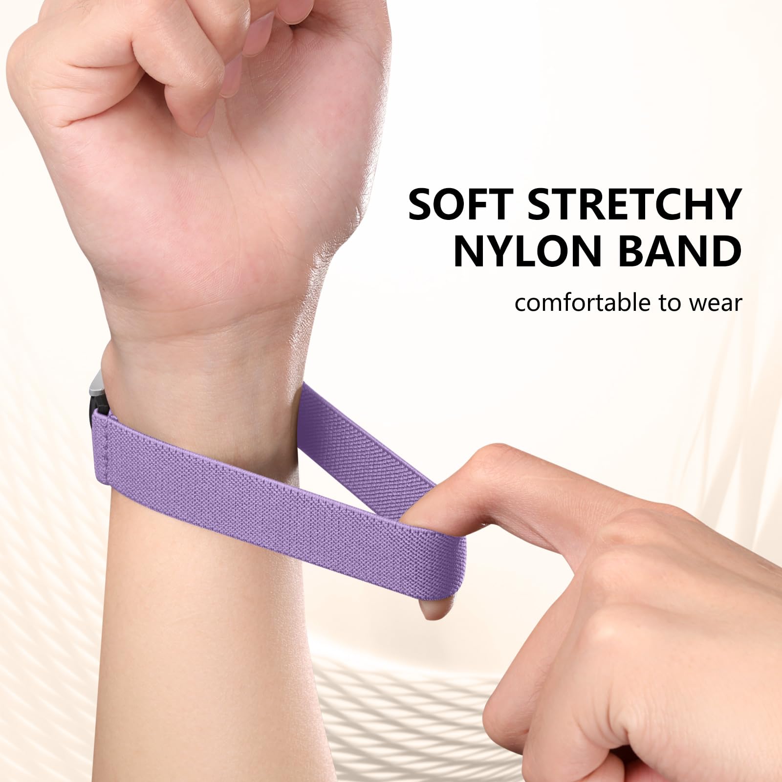 Lerobo Elastic Bands Compatible With Samsung Galaxy Watch 6 5 4 7 Fe 40Mm 44Mm 45Mm/For Galaxy Watch 6 4 Classic Band 42Mm 46Mm