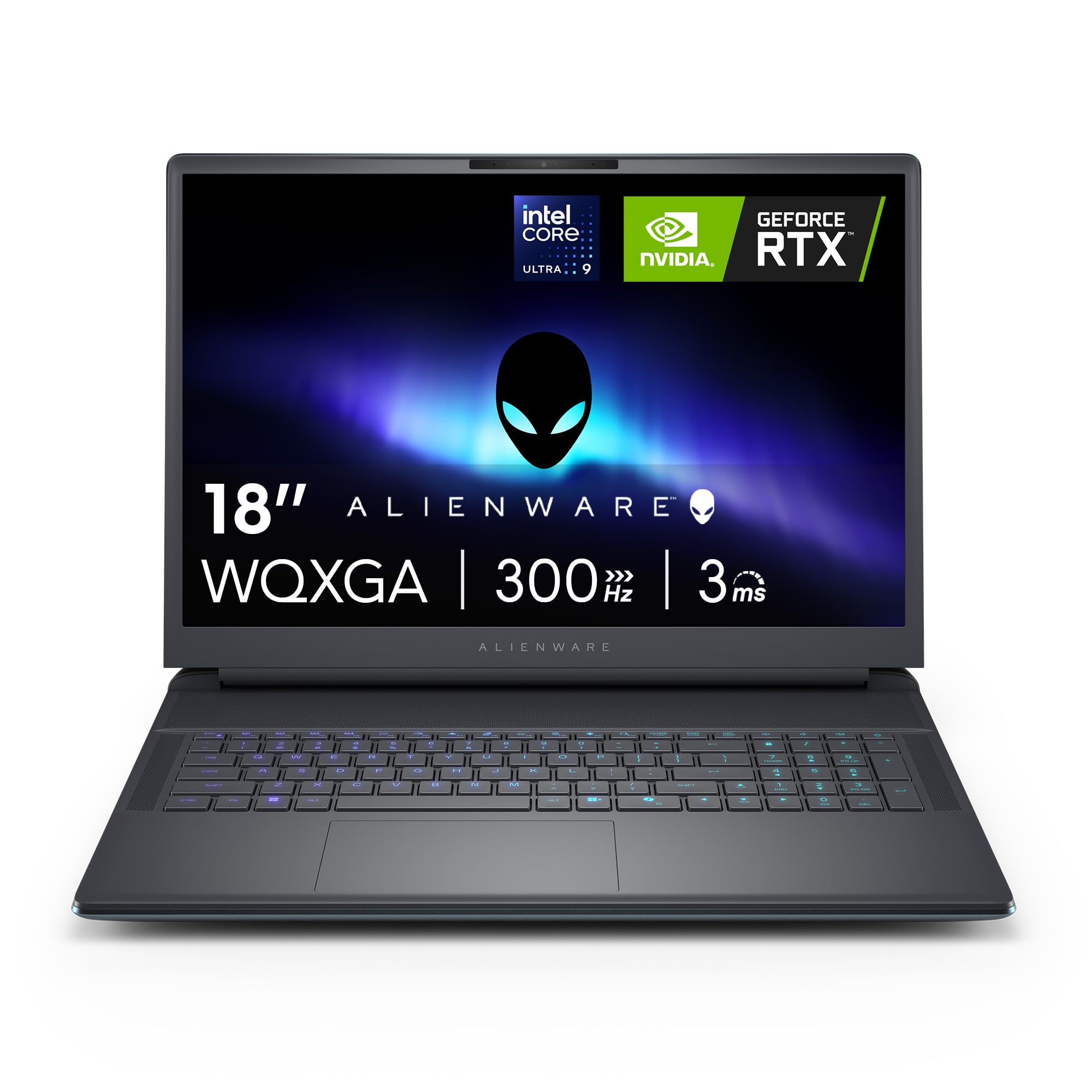 Alienware 18 Area-51 Gaming Laptop AA18250-18-inch QHD+ 300Hz 3ms Display, Intel Core Ultra 9-275HX, 32GB DDR5 RAM, 1TB SSD, NVI