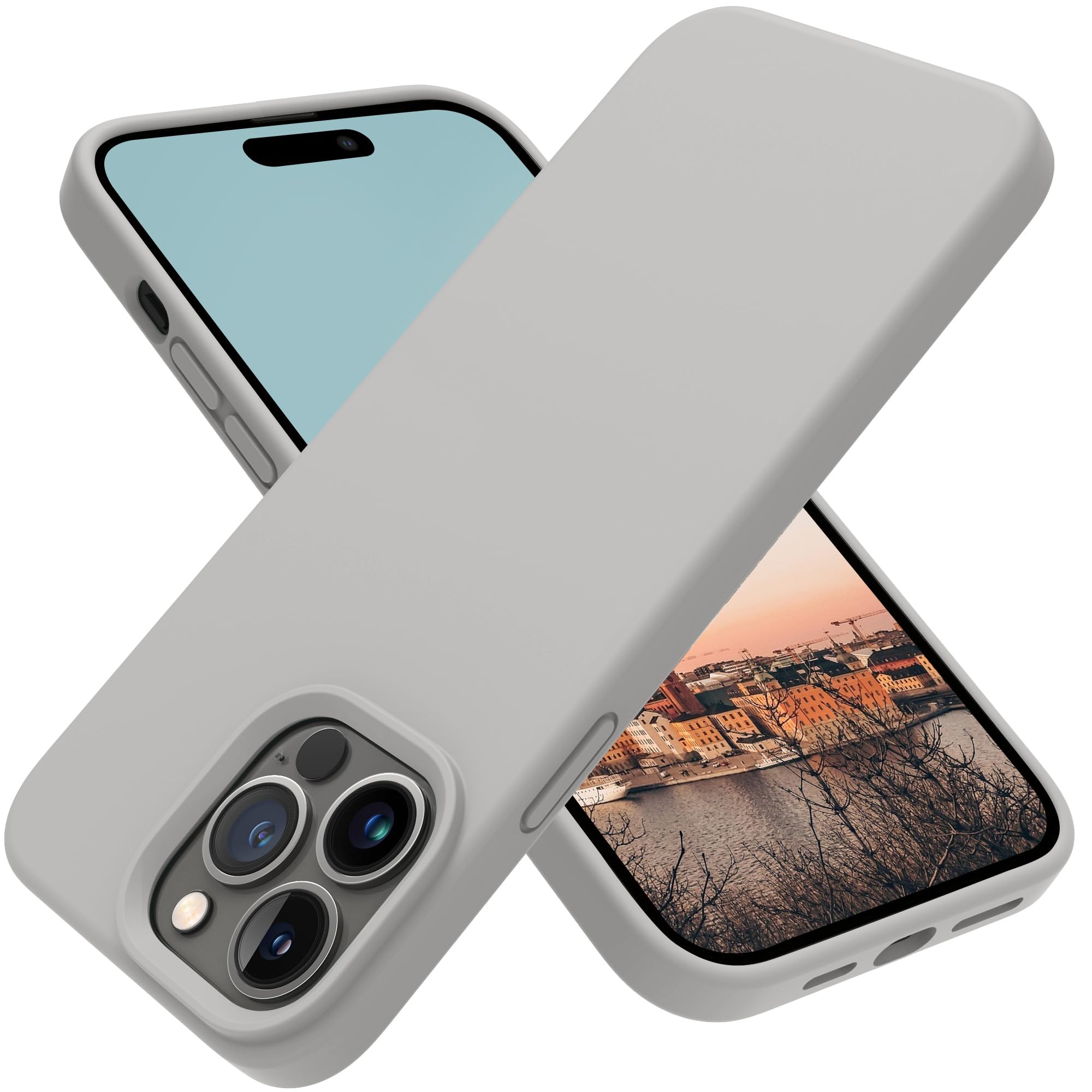 Otofly For Iphone 14 Pro Case [Compatible With Magsafe] [2 Screen Protectors] Full Body Silicone Shockproof Slim Thin Phone Case