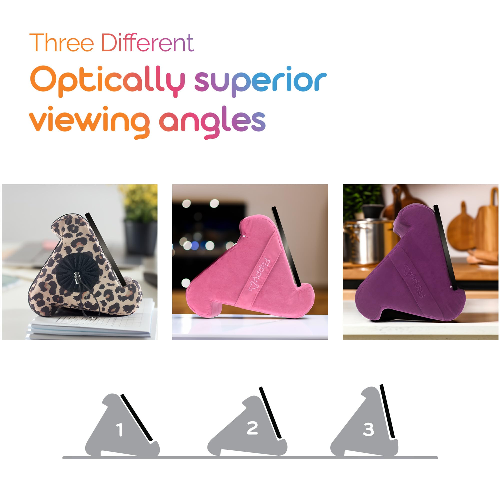 Flippy Tablet Pillow Stand   Tablet Stand, Tablet Holder For Bed, Reading   Lap Stand Compatible With Ipad, Kindle, Samsung   I