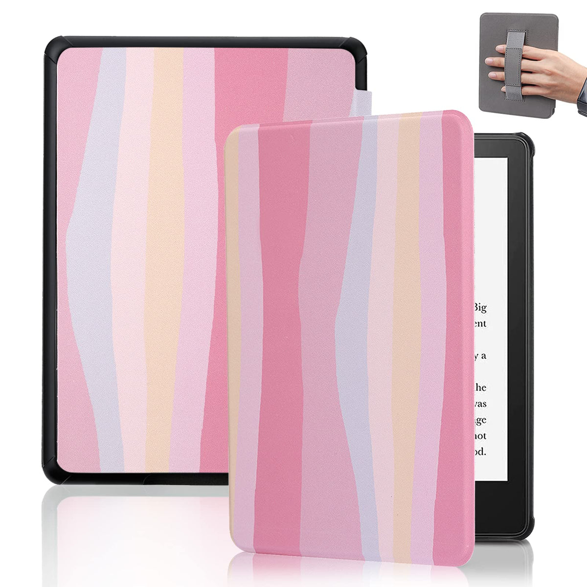 Scsvpn Kindle Paperwhite Case 11Th Generation 2021, Lightweight Thin Pu Leather Hard Back Cover For 6.8'' Kindle Paperwhite & Si