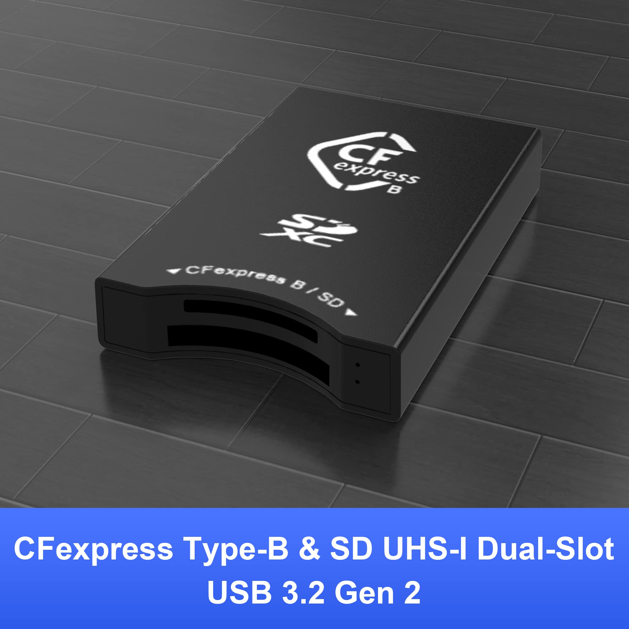 Cfexpress/Sd Card Reader Usb C, Dual Slot Usb 3.2(10Gbps) Cfexpress Type B Card Reader Adapter Compatible With Android/Windows/M