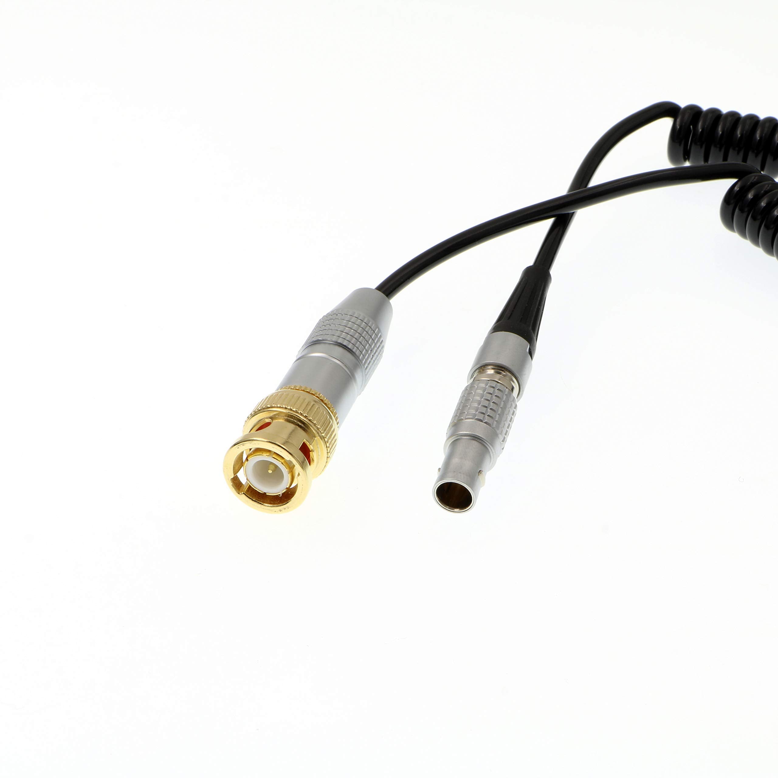 Uonecn Time Code Tc Cable Bnc Male To 0B 5 Pin Male Cable For Arri Alexa Sound Devices