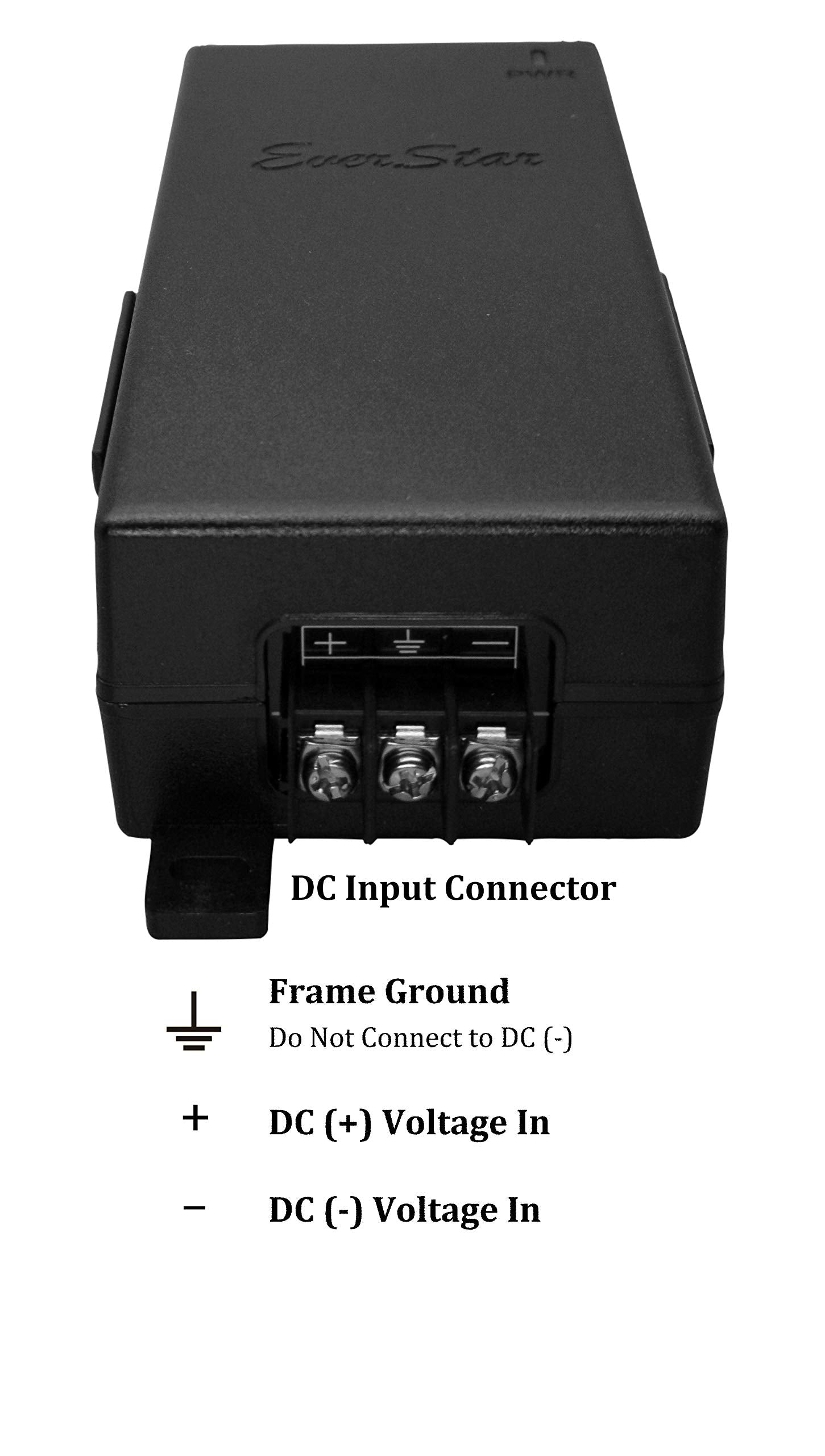 Everstar Ipoe 24W48Dw 100Mbps | 9 36V Dc In | 48V/0.5A 24W Dc Poe Out | Dc Dc Converter + Passive Mode B Solar Poe Injector/Adap