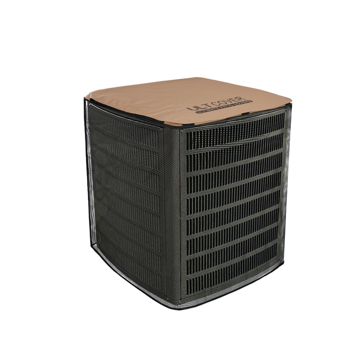 Ultcover 2 In 1 Full Mesh With Waterproof Fabric Top Air Conditioner Defender Cover 30W X 30D X 32H Inch For Outside Ac Units Al