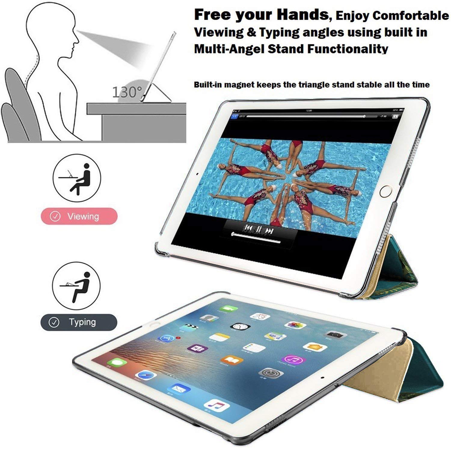 Durasafe Cases Ipad 9.7 Inch 2013 Air 1 Generation [ Air 1St ] Md785Ll/B Md788Ll/B Md786Ll/B Md789Ll/B Md787Ll/B Printed Slim Li