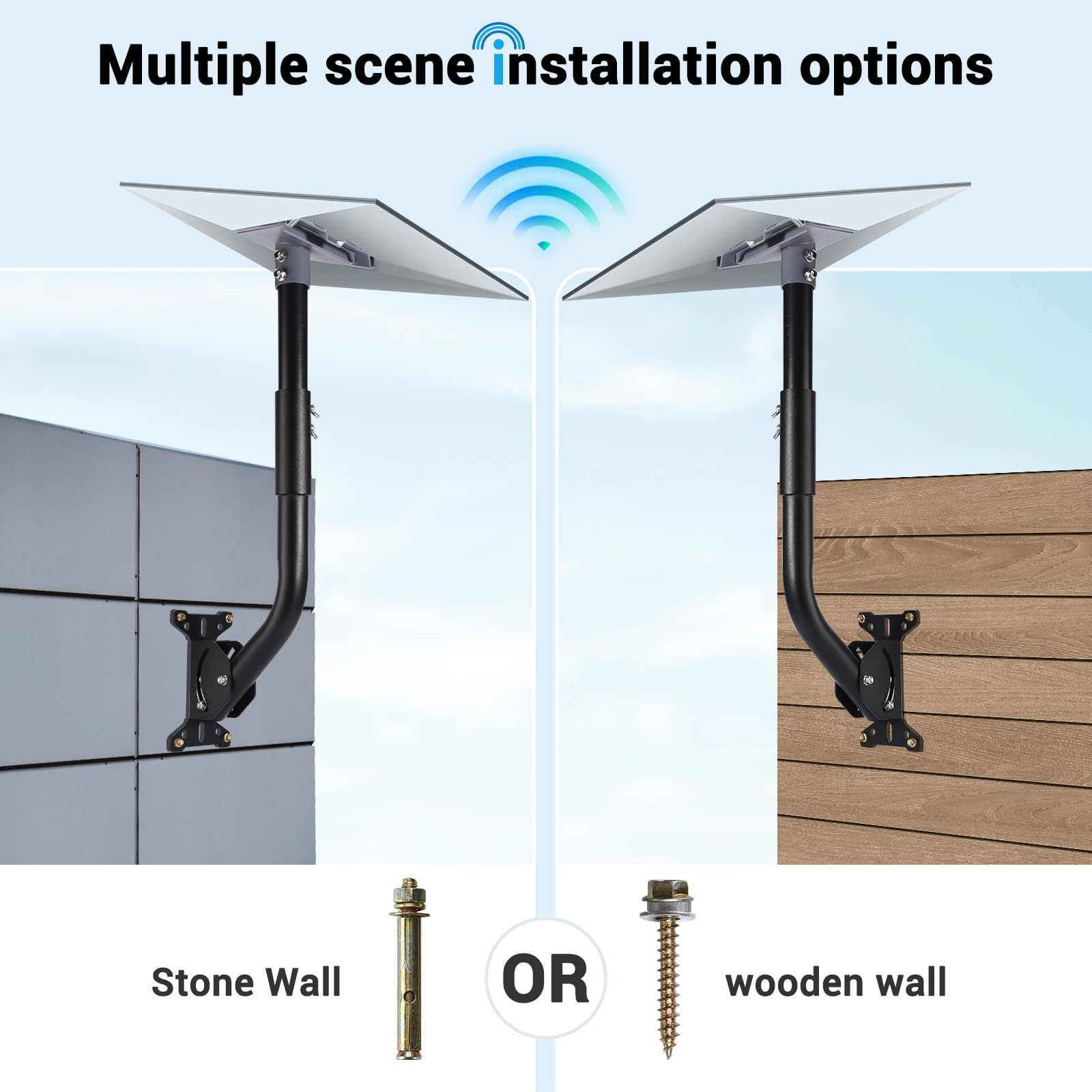 Gadfish Gen 3 Starlink Mount, Compatible With Gen3 Starlink, Adjustable Starlink Gen 3 Mount, Starlink Pole Mount+Starlink Gen 3