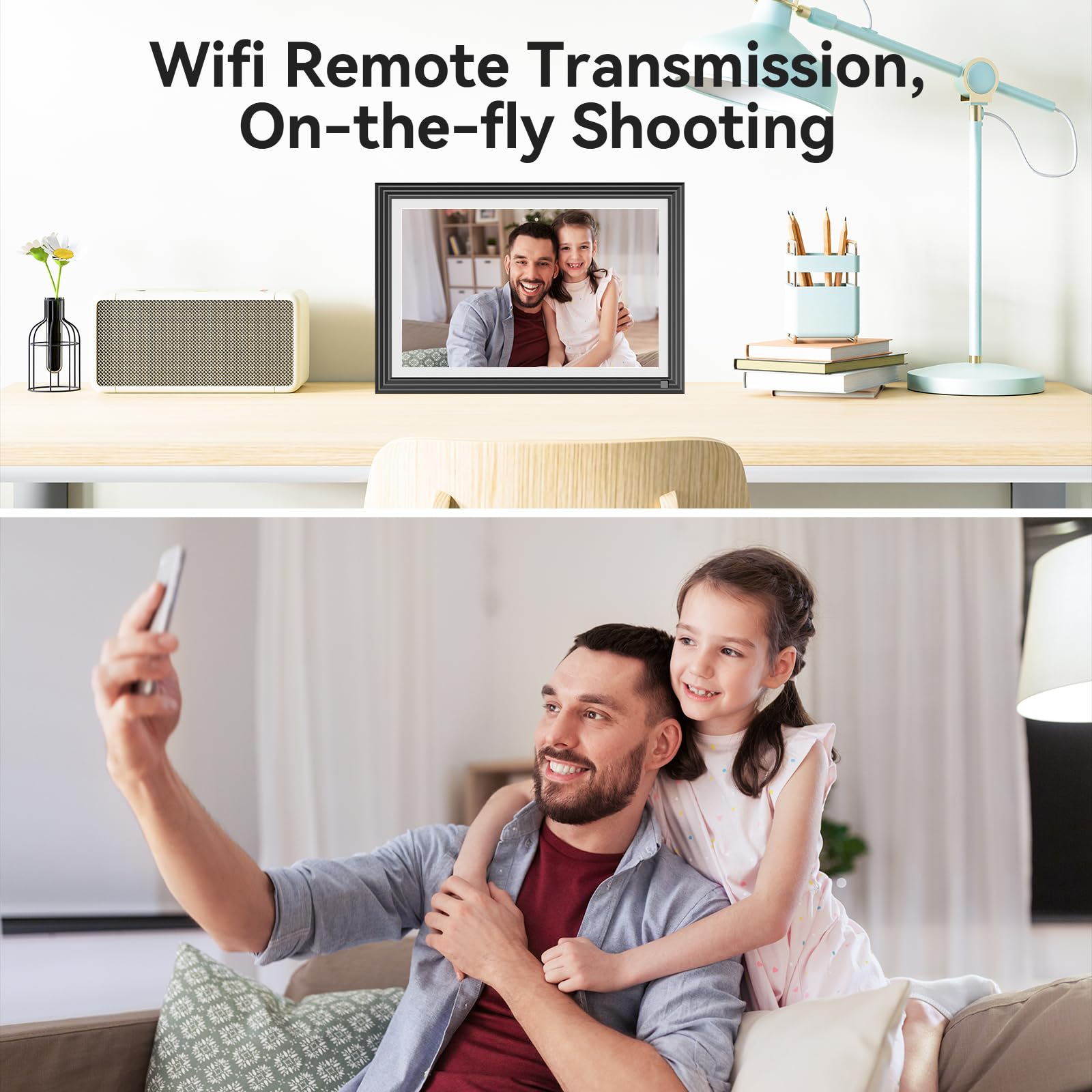 Tolove Digital Picture Frame 10.1 Inch Wifi Digital Photo Frame,1280 * 800 Hd Ips Touch Screen Smart Cloud Photo Frame, To Share