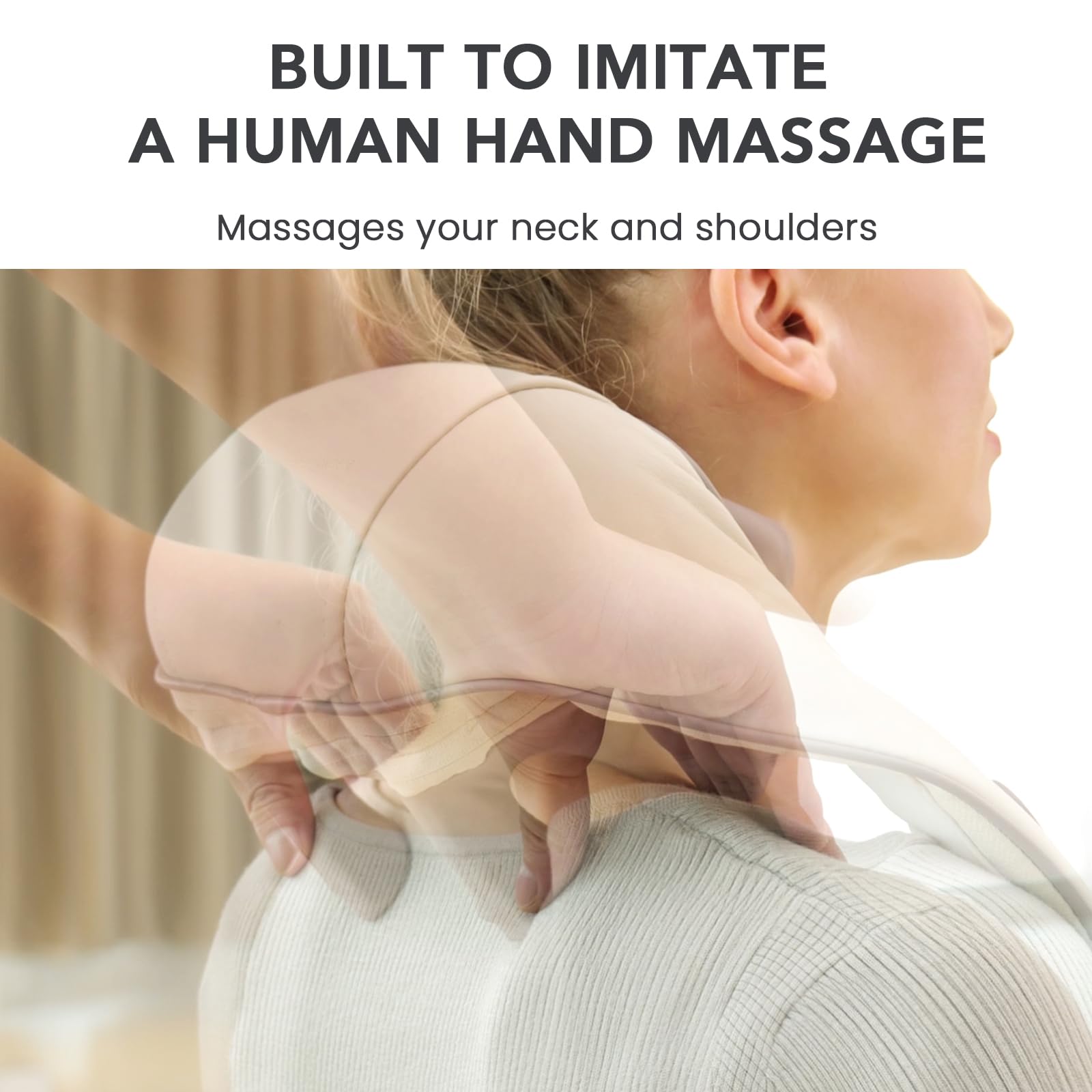 Breo N5 Mini Neck Massager With Heat, Electric Massager For Neck And Shoulder, Deep Massage At Home, Muscle Relaxation Gifts