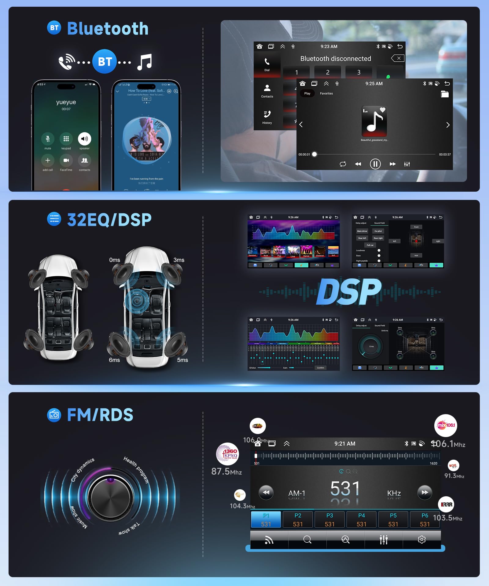 8 Core 4+64G Android Stereo Radio Carplay Android Auto For Mercedes Benz C Class C180 C200 C230 C250 C300 C350 W204 S204 2006 20