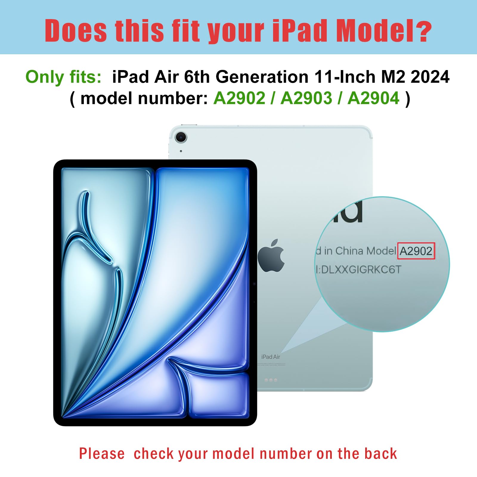 Procase 1 Pack Screen Protector For Ipad Air 11 Inch M2 2024 A2902 A2903 A2904, Tempered Glass Film Guard For Ipad Air 6Th Gener