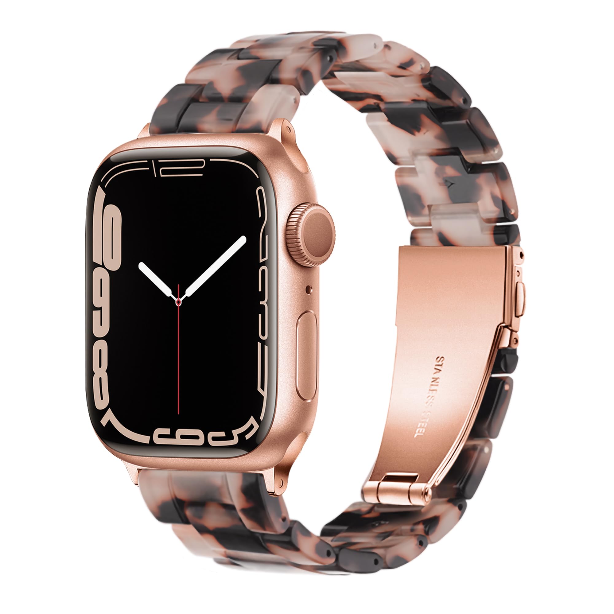 Light Apple Watch Band Fashion Resin Apple Watch Series 10 9 Series 8 Band,Iwacth Bands,Apple Watch Bands For Women,Compatible W