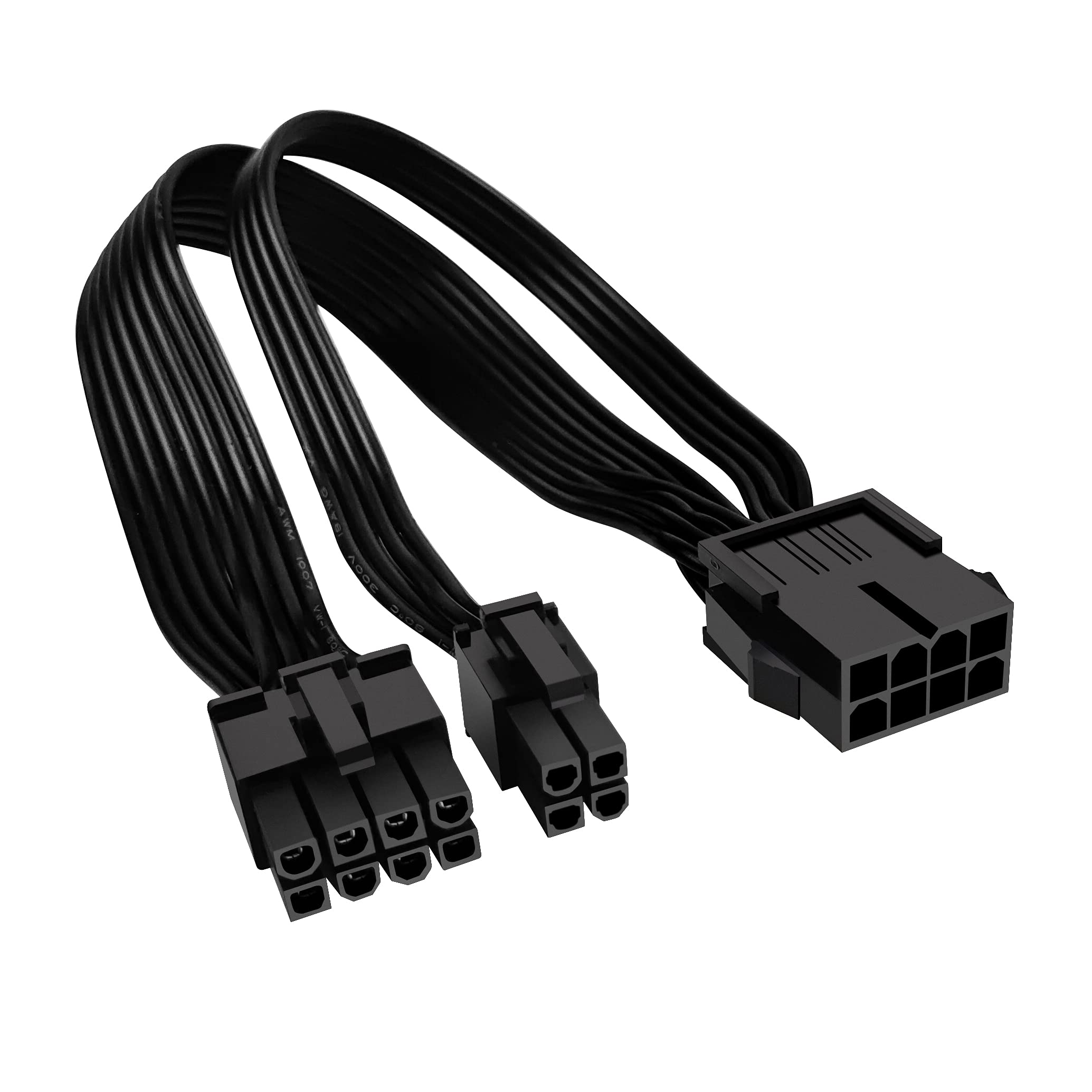 Jzymod Eps12V Cpu 8 Pin Female To Cpu Atx 8 Pin And Atx 4 Pin Male Power Supply Extension Cable