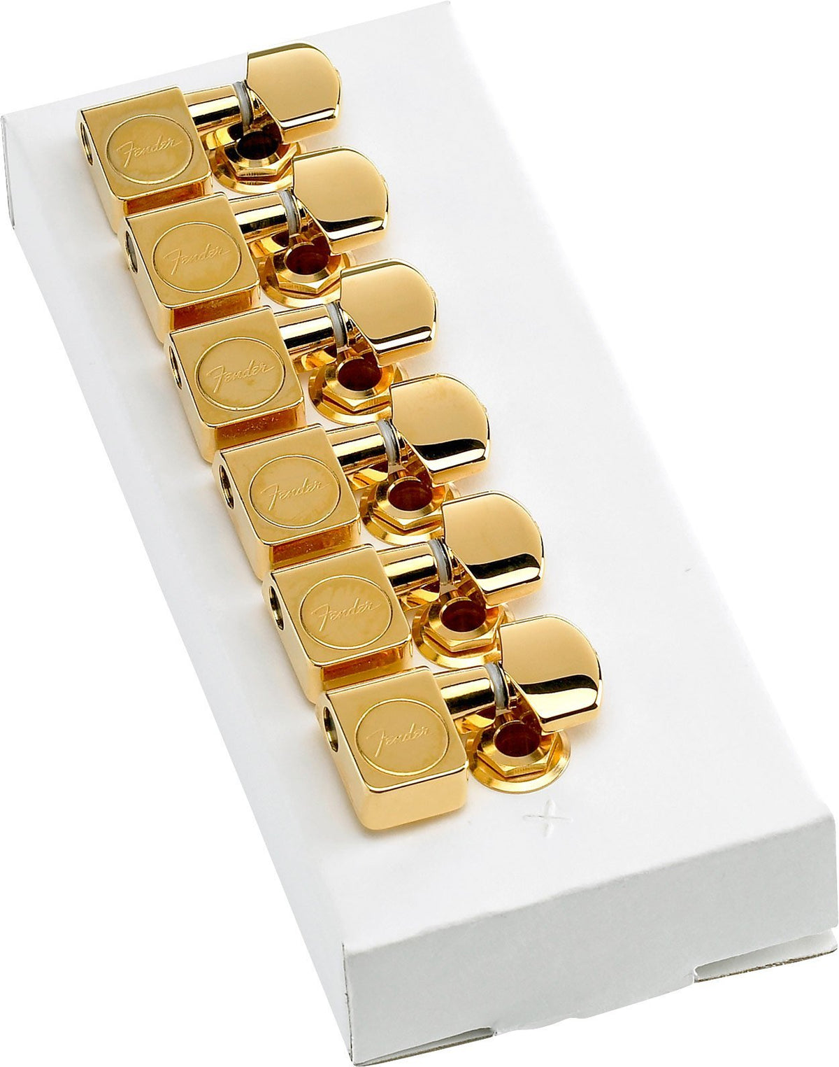 Fender American Series Stratocaster Guitar Tuners With Gold Hardware Set Of 6 Gold
