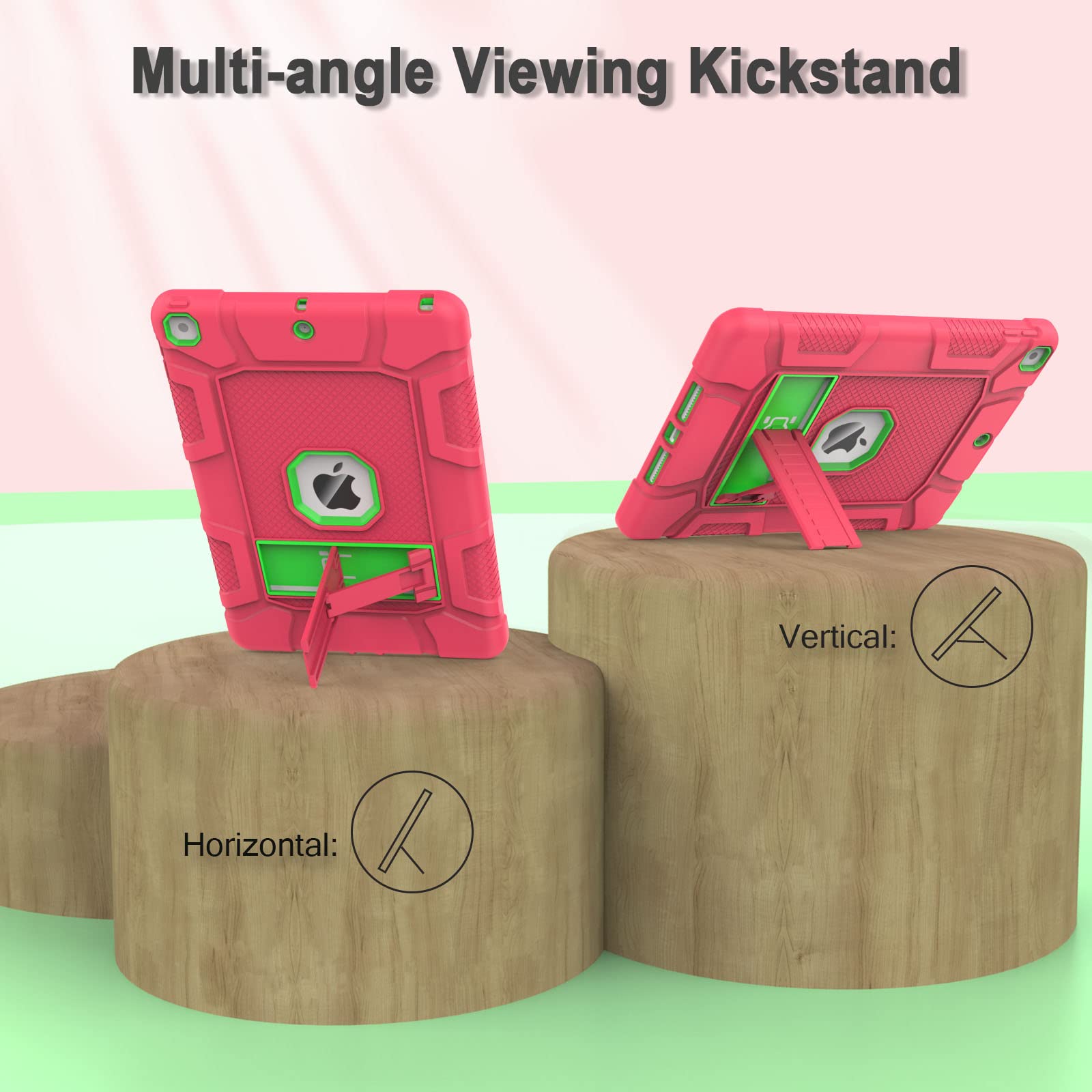 Rantice Ipad 9Th Generation Case, Ipad 8Th Generation Case, Ipad 7Th Generation Case, Hybrid Shockproof Rugged Drop Protection C