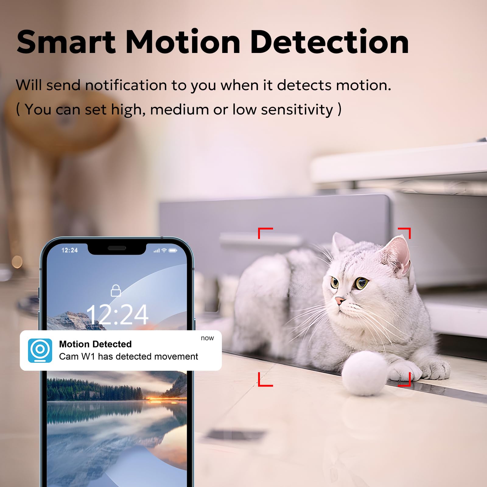 Owltron Indoor Security Camera 5Mp, 360 Camera For Home Security With Motion Detection, 2.4G/5Ghz Wifi Camera With Night Vision