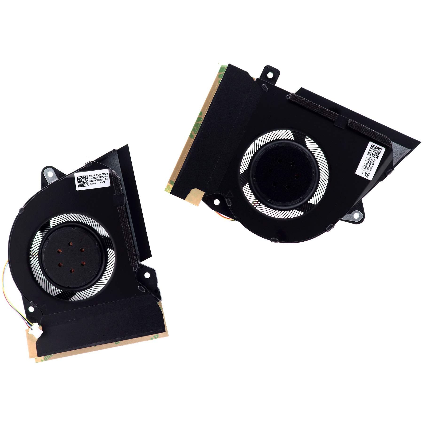 Deal4Go 12V Cpu & Gpu Graphics Cooling Fan Replacement For Asus Rog Zephyrus G14 Ga401 Ga401Ii Ga401Iv Br9N6 Ga401Ih Ga401Iu