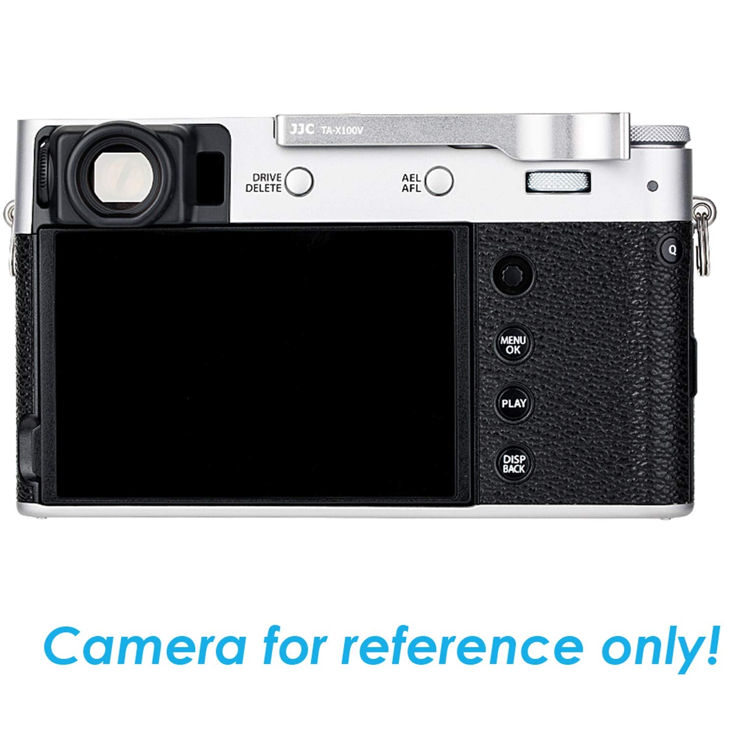 Jjc Ta X100V Silver Thumbs Up Grip For Fuji X100V Camera, Hot Shoe Thumb Grip Comaptible With Fujifilm X100V X100F X E3, Made Of