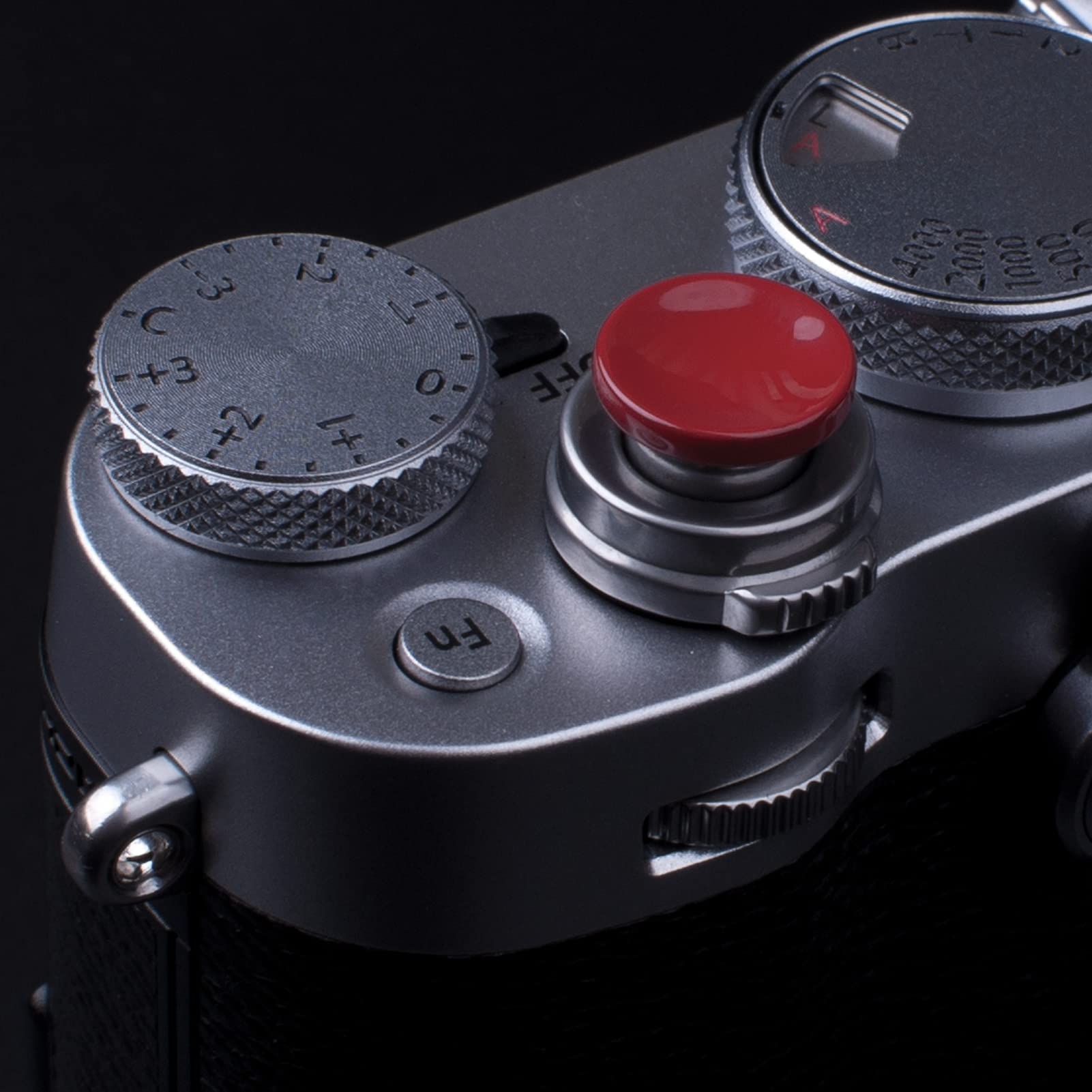 Vko Dark Red Soft Metal Shutter Release Button Compatible With Sony Dsc Rx1Rii Rx10Iv Rx10Iii Rx10Ii Rx10 X T4 X T30 X T3 X100F