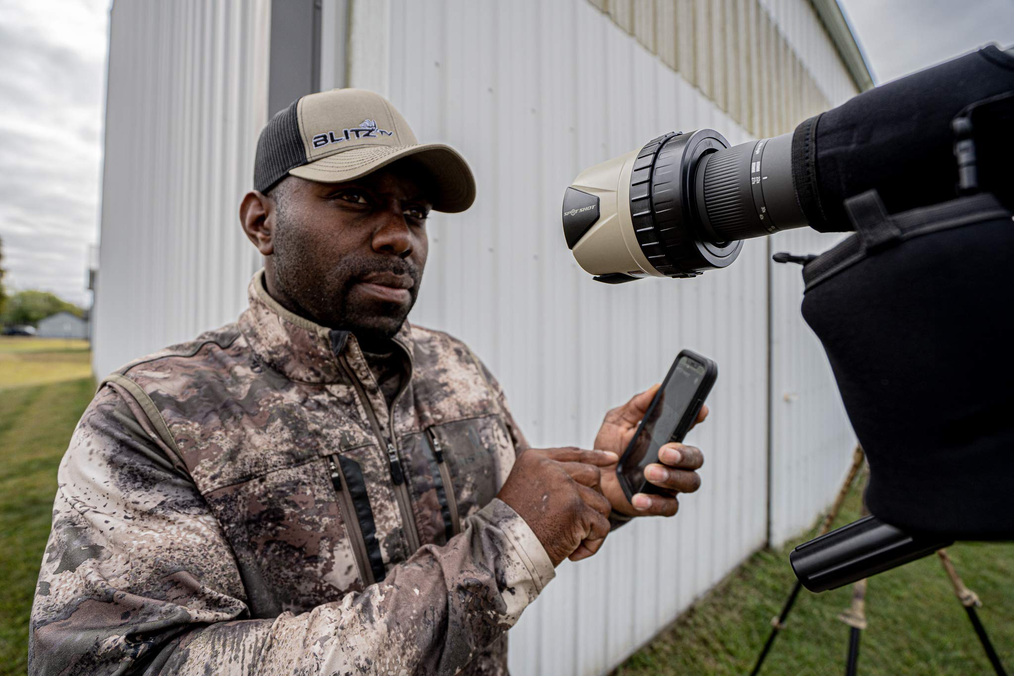 Hme Spot Shot Shooting Universal Adjustable Wireless Live Streaming Hd Video Wi Fi Spotting Scope Camera | Carry Pouch Included